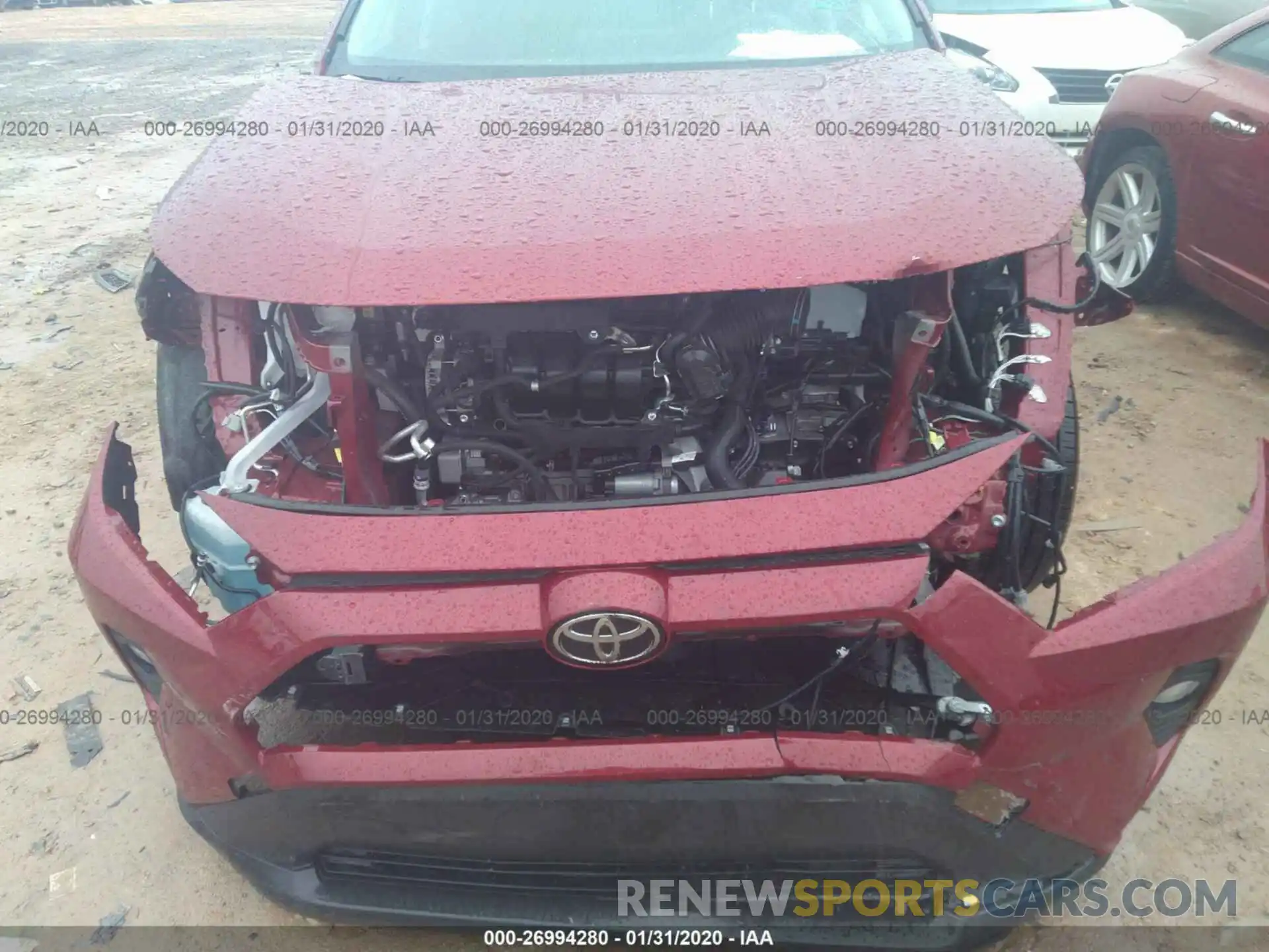 6 Photograph of a damaged car JTMW1RFV1KD505023 TOYOTA RAV4 2019