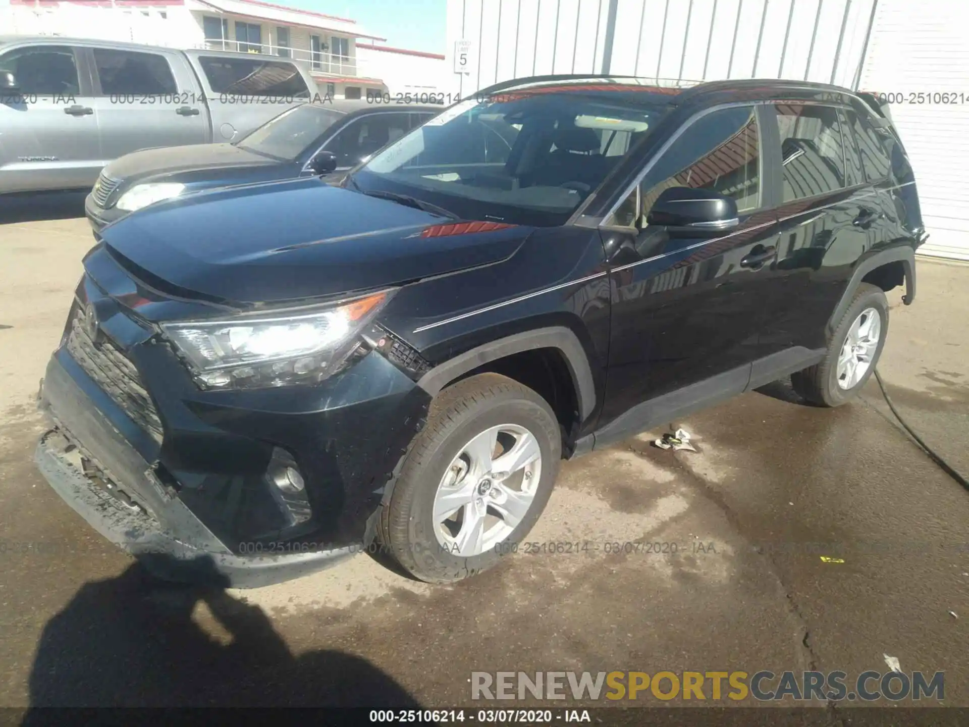 2 Photograph of a damaged car JTMW1RFV1KD506480 TOYOTA RAV4 2019