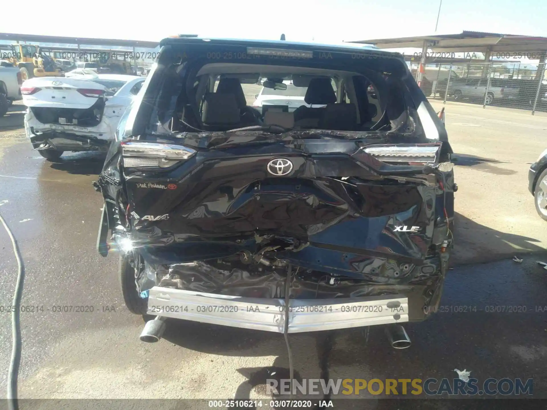 6 Photograph of a damaged car JTMW1RFV1KD506480 TOYOTA RAV4 2019