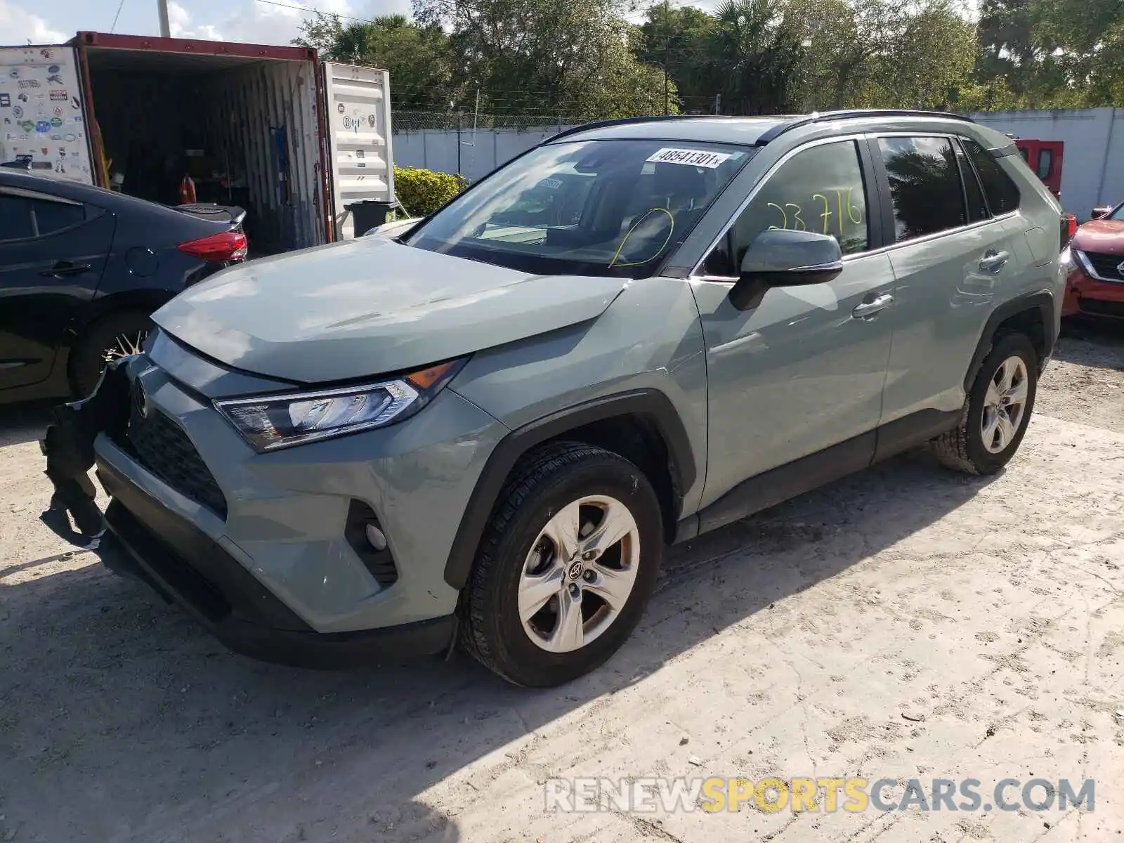 2 Photograph of a damaged car JTMW1RFV1KD507094 TOYOTA RAV4 2019