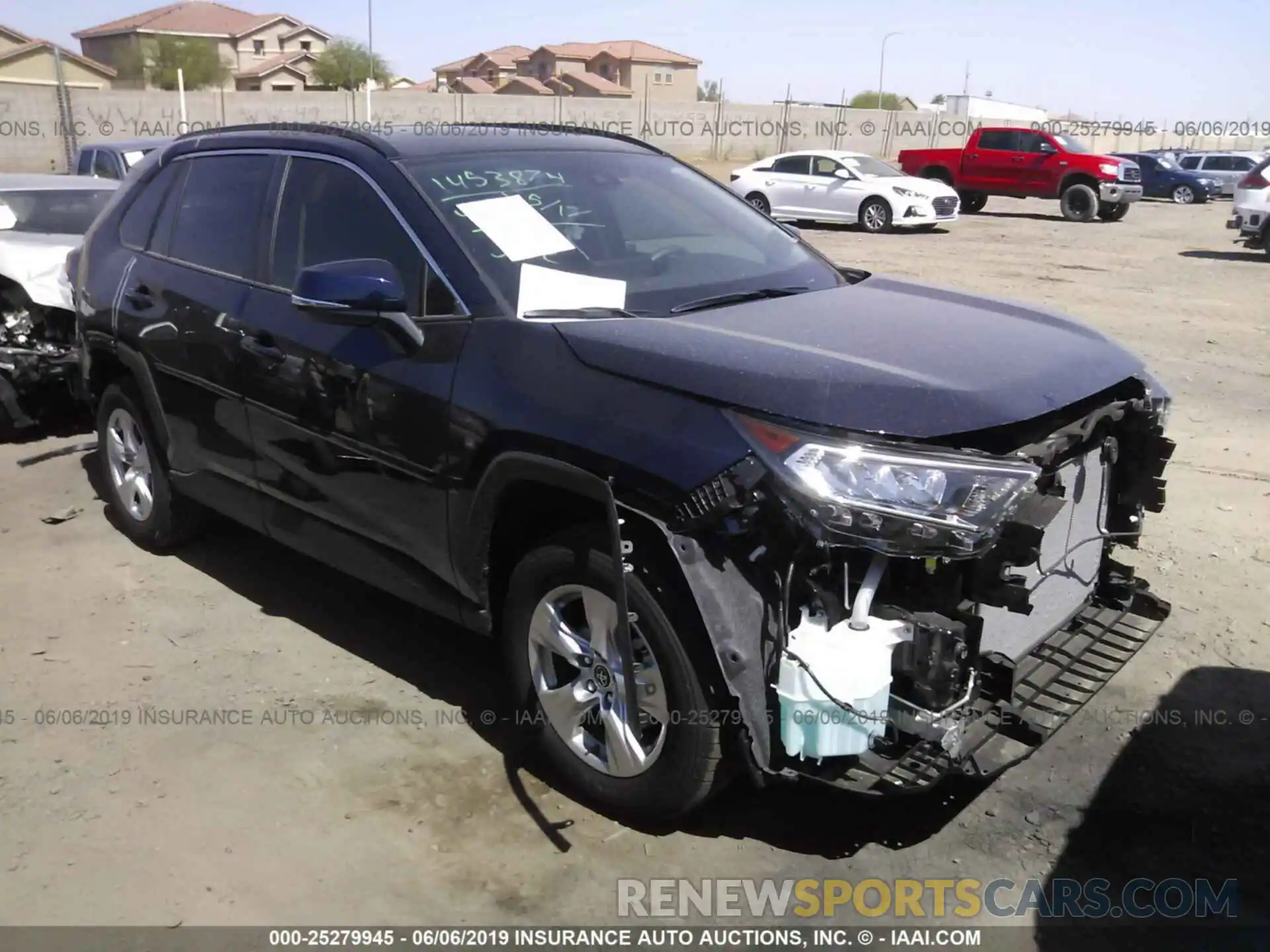 1 Photograph of a damaged car JTMW1RFV1KD512862 TOYOTA RAV4 2019