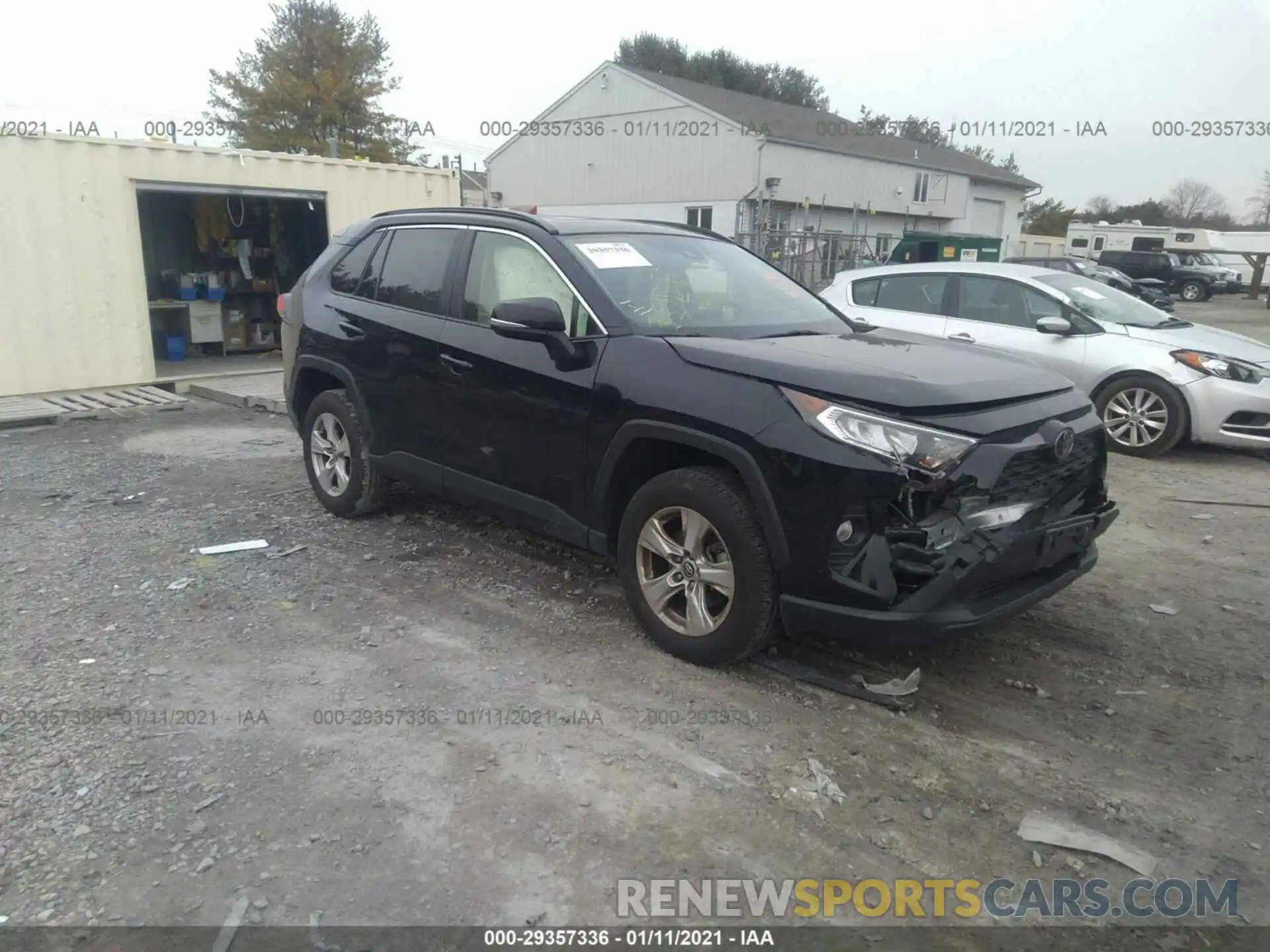 1 Photograph of a damaged car JTMW1RFV1KJ001959 TOYOTA RAV4 2019