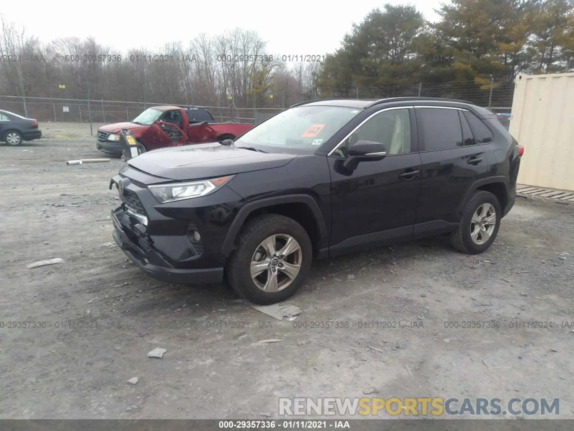 2 Photograph of a damaged car JTMW1RFV1KJ001959 TOYOTA RAV4 2019