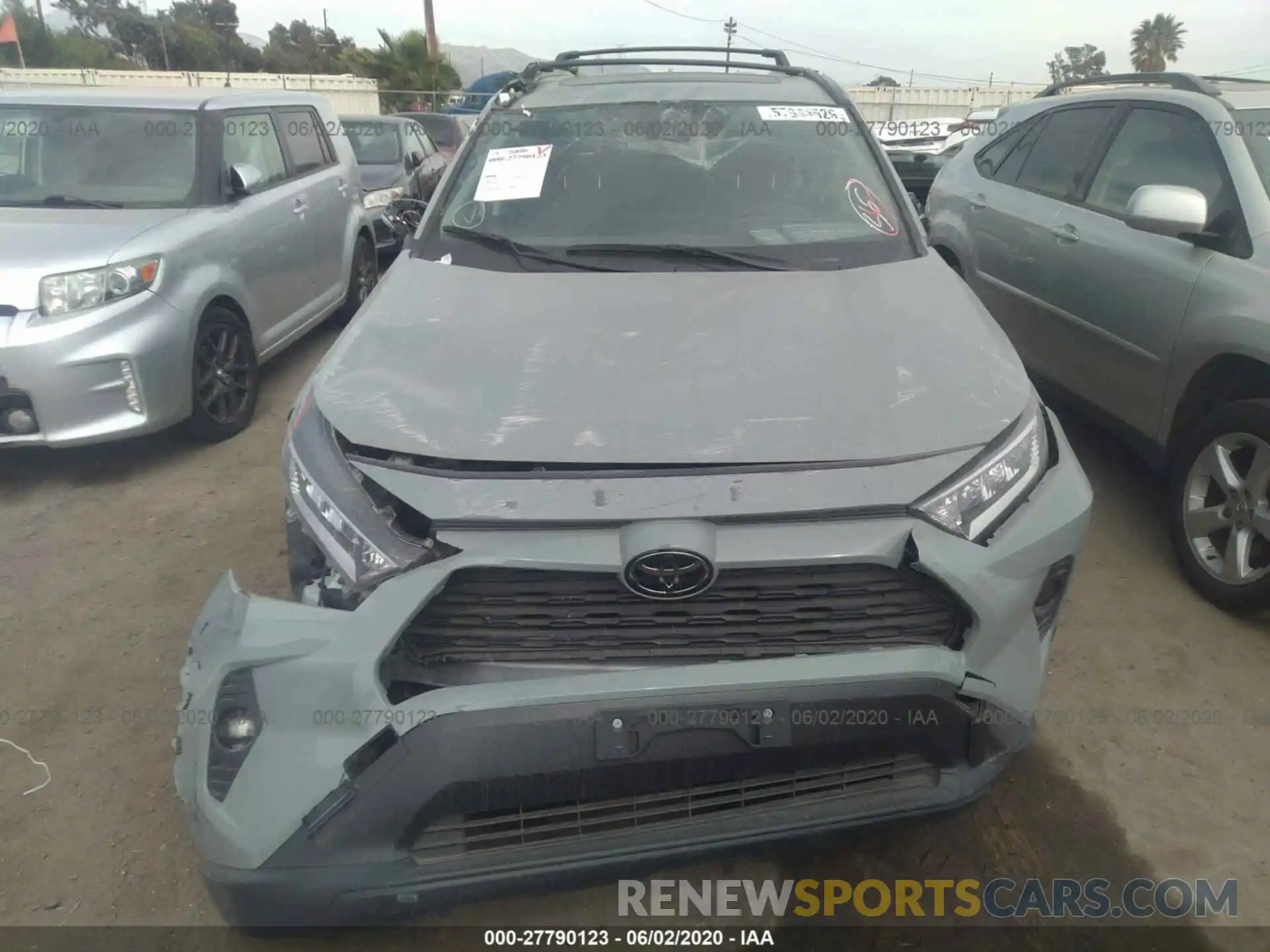 6 Фотография поврежденного автомобиля JTMW1RFV1KJ005395 TOYOTA RAV4 2019