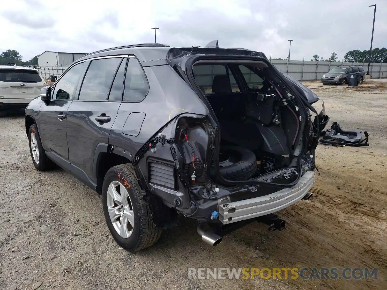 3 Photograph of a damaged car JTMW1RFV1KJ009365 TOYOTA RAV4 2019