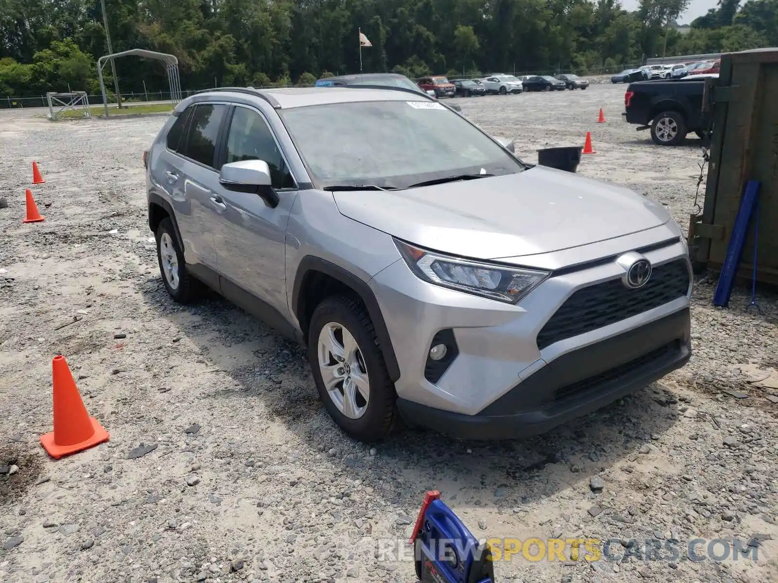 1 Photograph of a damaged car JTMW1RFV2KD002097 TOYOTA RAV4 2019