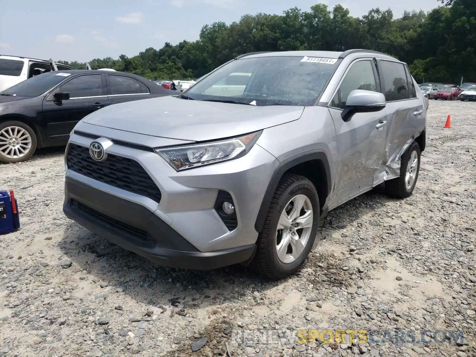 2 Photograph of a damaged car JTMW1RFV2KD002097 TOYOTA RAV4 2019