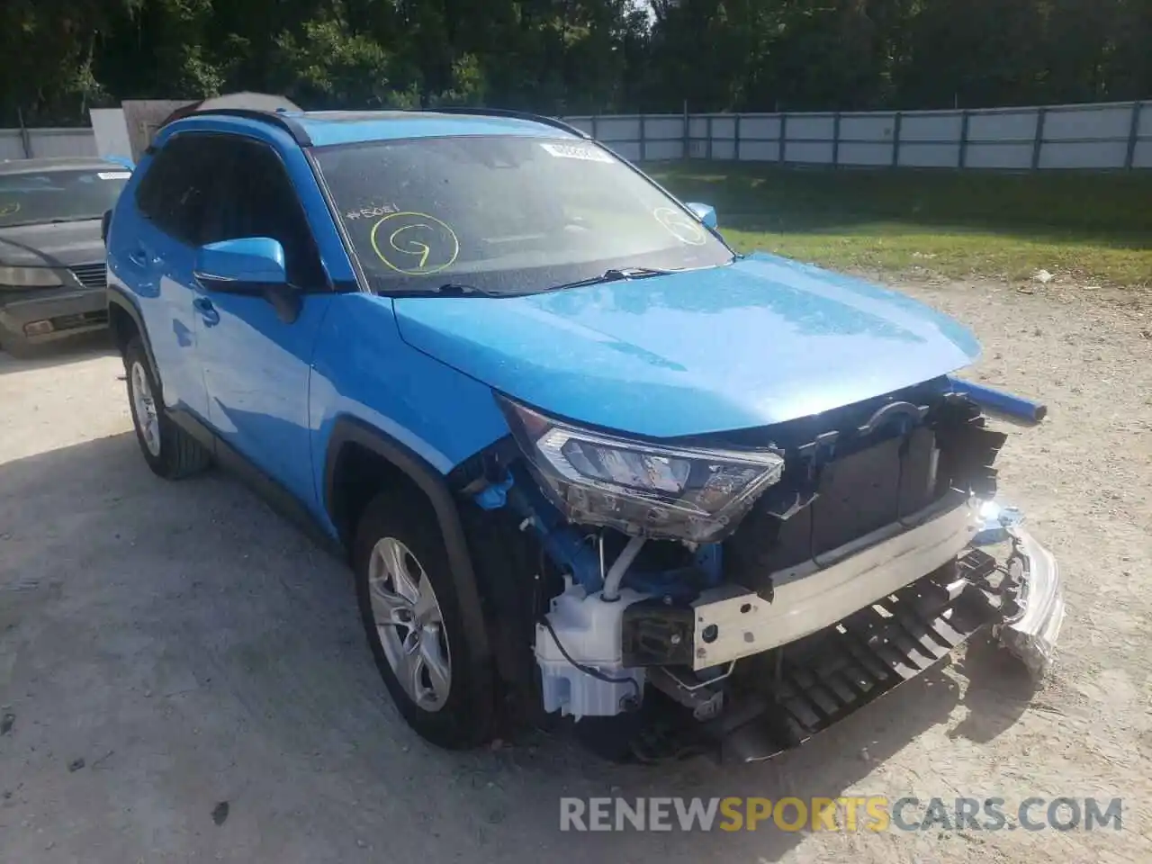 1 Photograph of a damaged car JTMW1RFV2KD005081 TOYOTA RAV4 2019