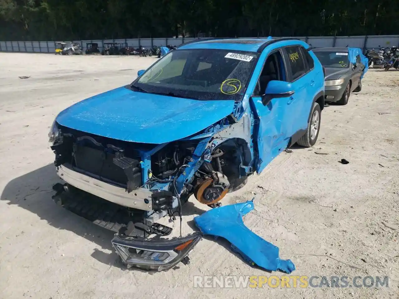 2 Photograph of a damaged car JTMW1RFV2KD005081 TOYOTA RAV4 2019