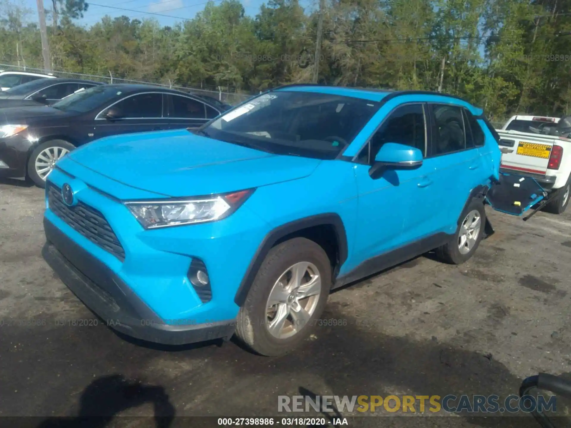 2 Фотография поврежденного автомобиля JTMW1RFV2KD005386 TOYOTA RAV4 2019