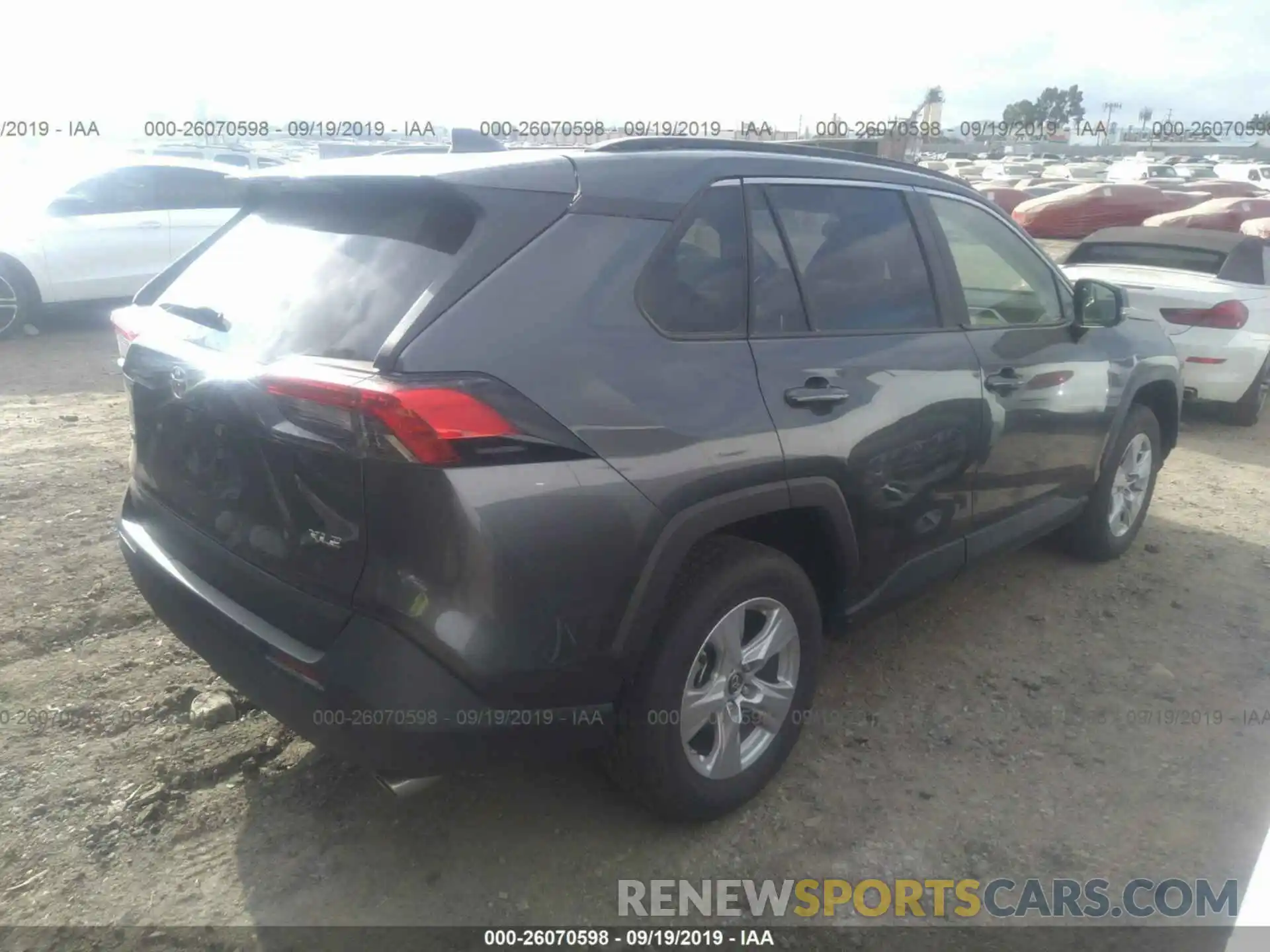 4 Photograph of a damaged car JTMW1RFV2KD007588 TOYOTA RAV4 2019