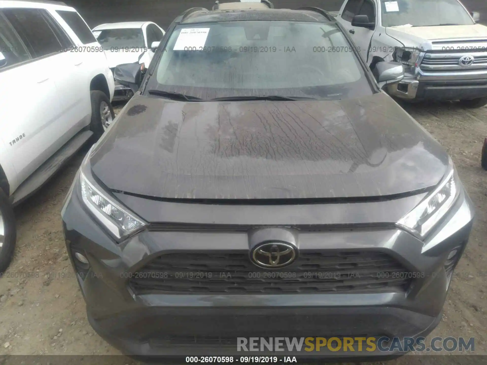 6 Photograph of a damaged car JTMW1RFV2KD007588 TOYOTA RAV4 2019