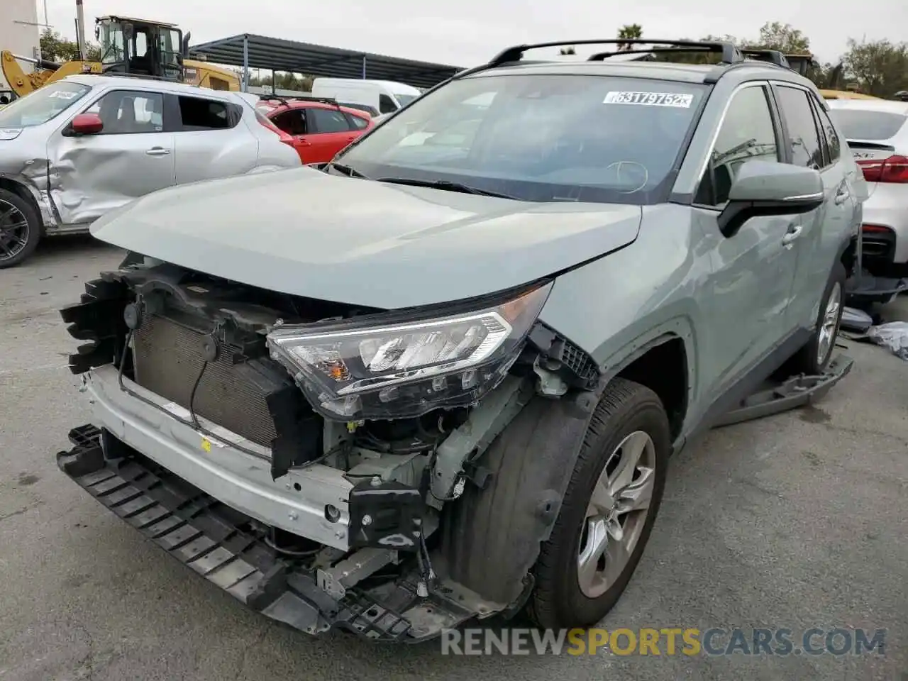 2 Фотография поврежденного автомобиля JTMW1RFV2KD008160 TOYOTA RAV4 2019