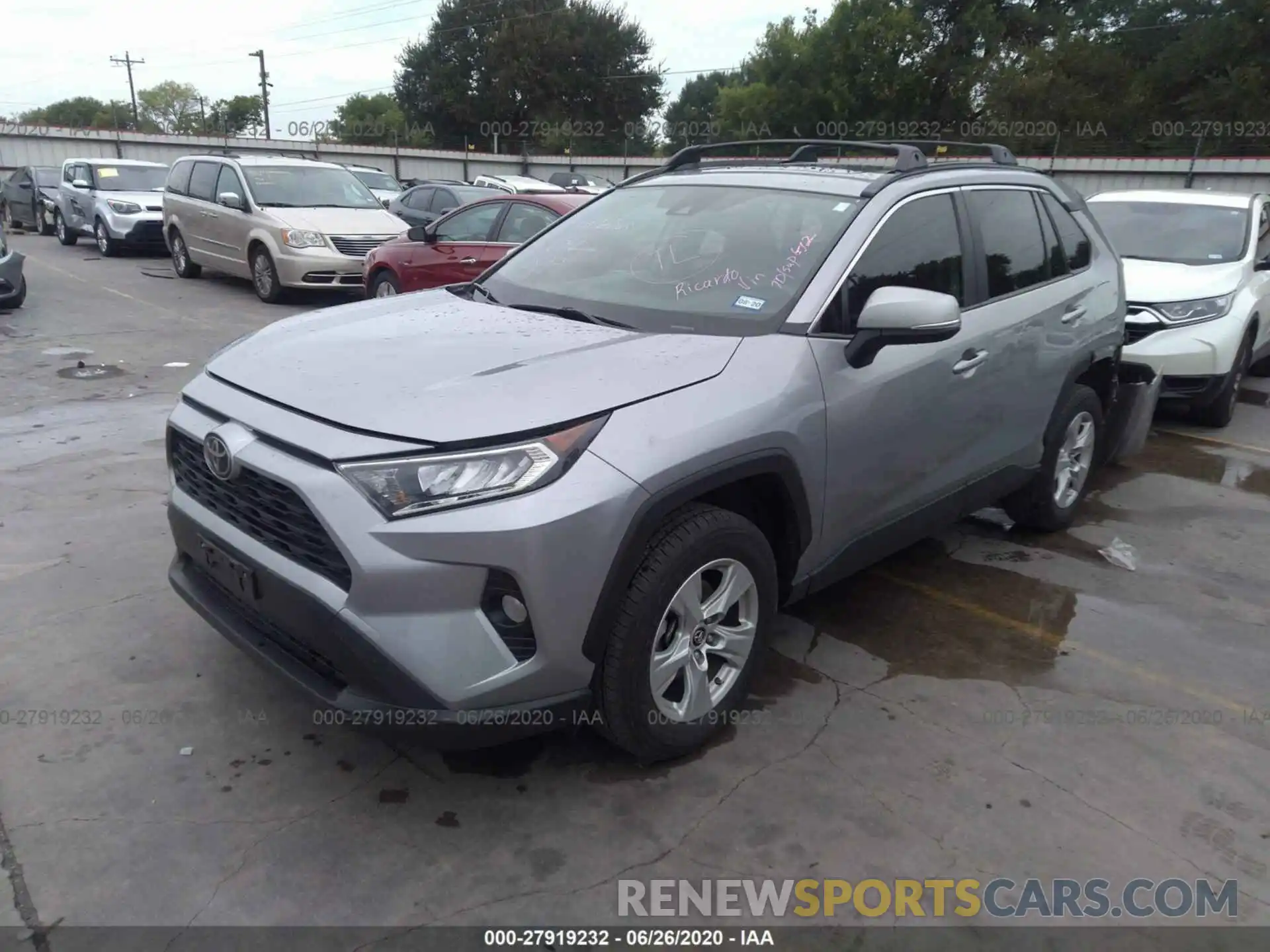 2 Photograph of a damaged car JTMW1RFV2KD010104 TOYOTA RAV4 2019