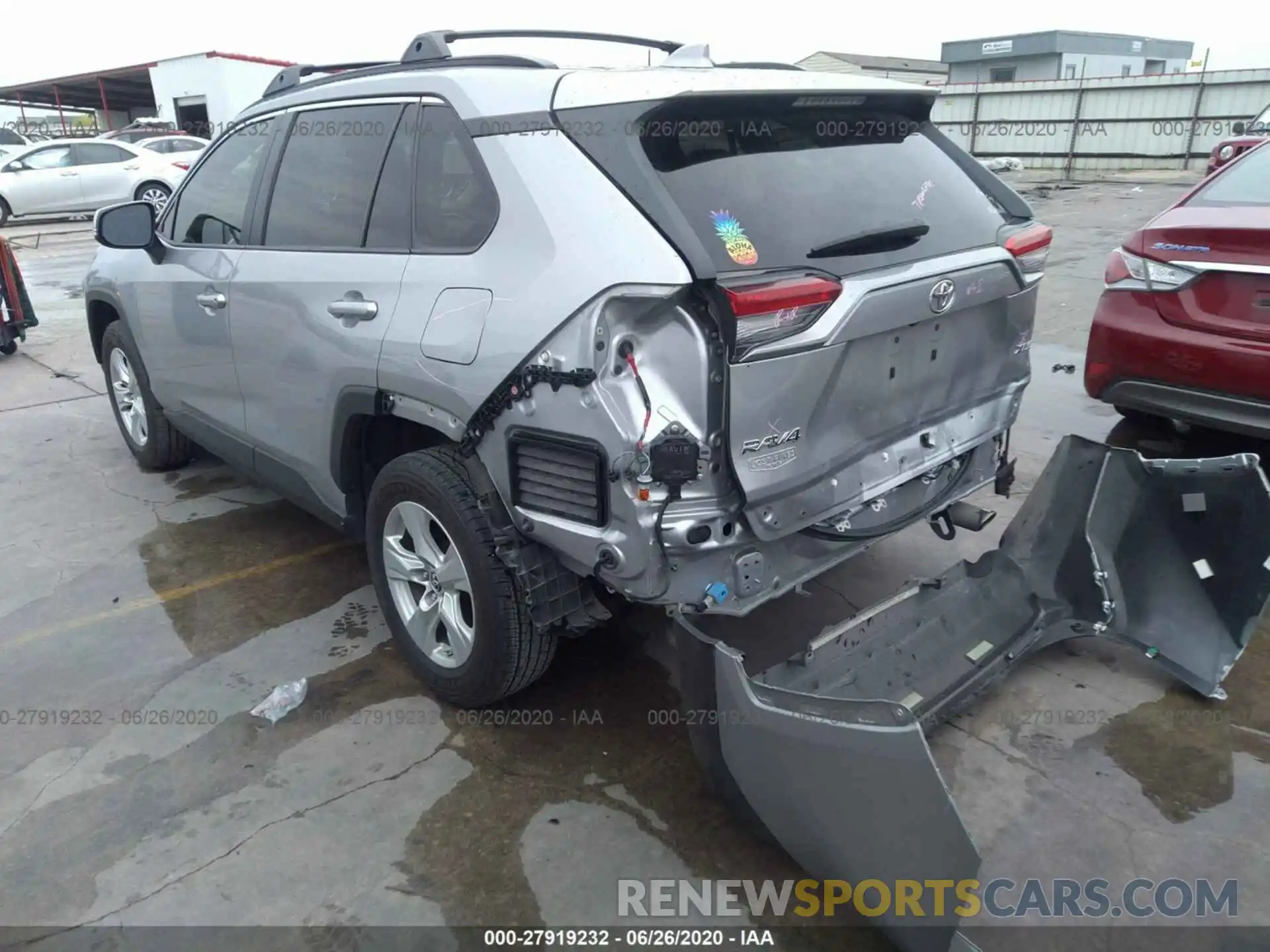 3 Photograph of a damaged car JTMW1RFV2KD010104 TOYOTA RAV4 2019