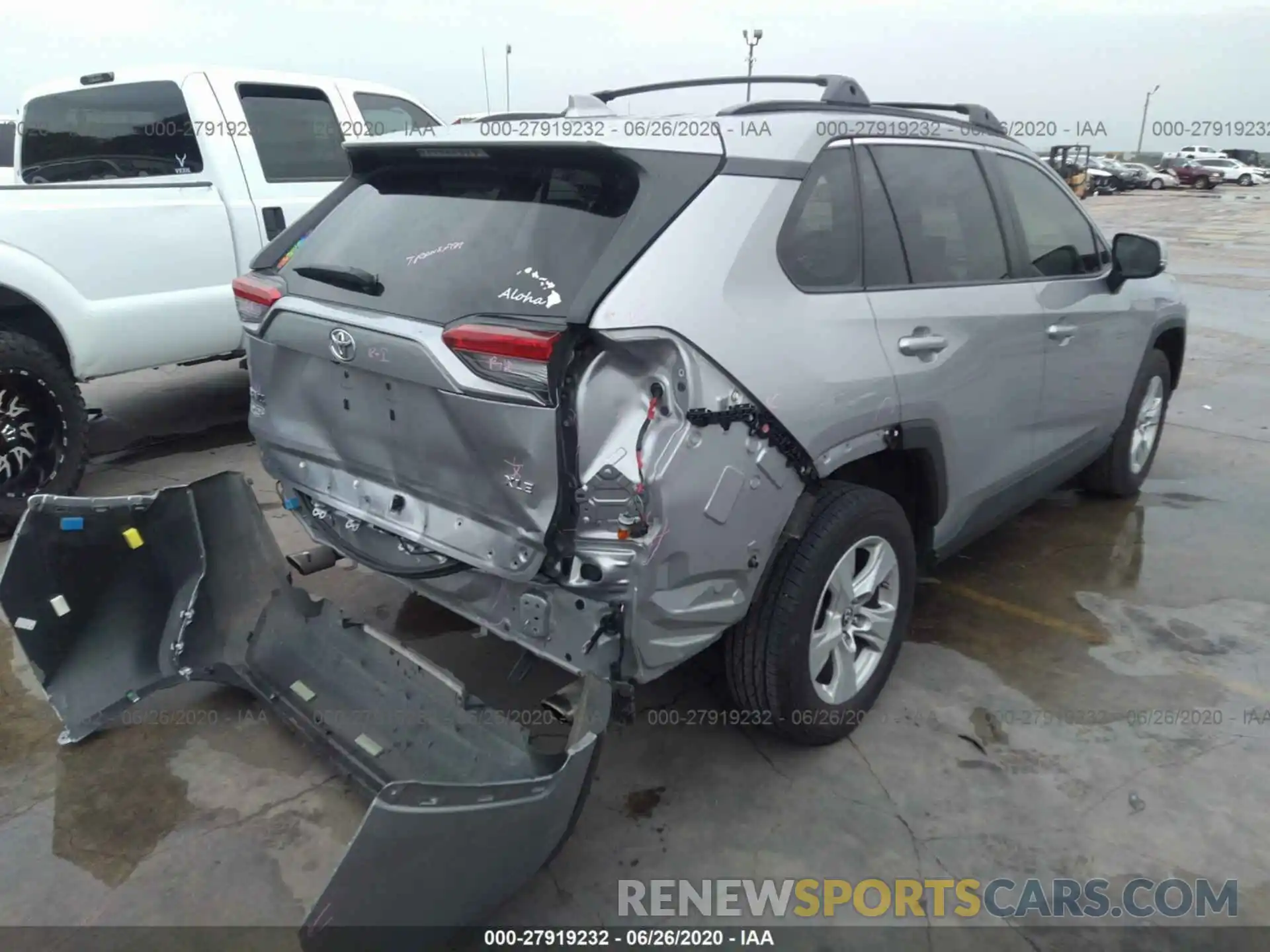 4 Photograph of a damaged car JTMW1RFV2KD010104 TOYOTA RAV4 2019