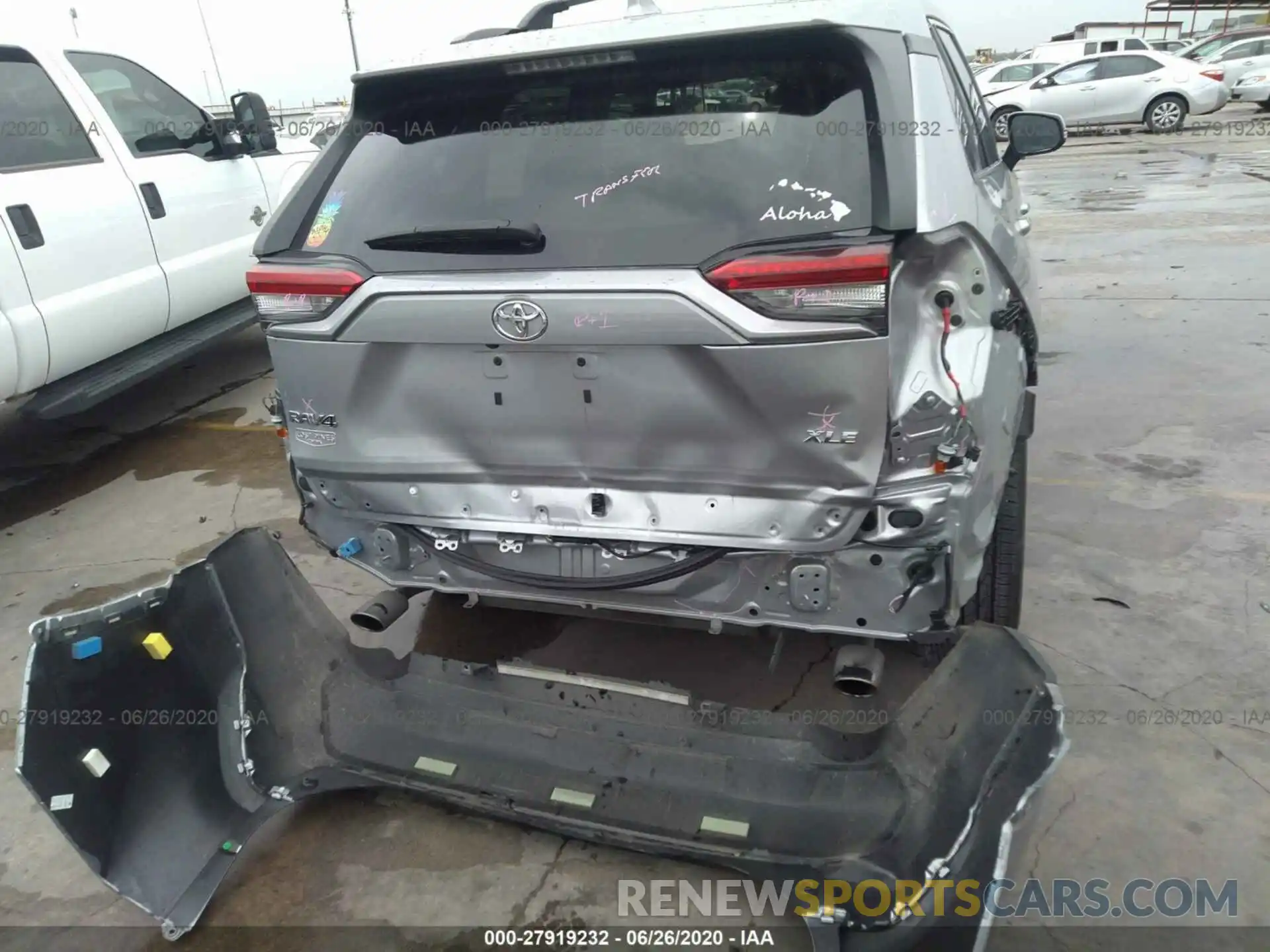 6 Photograph of a damaged car JTMW1RFV2KD010104 TOYOTA RAV4 2019