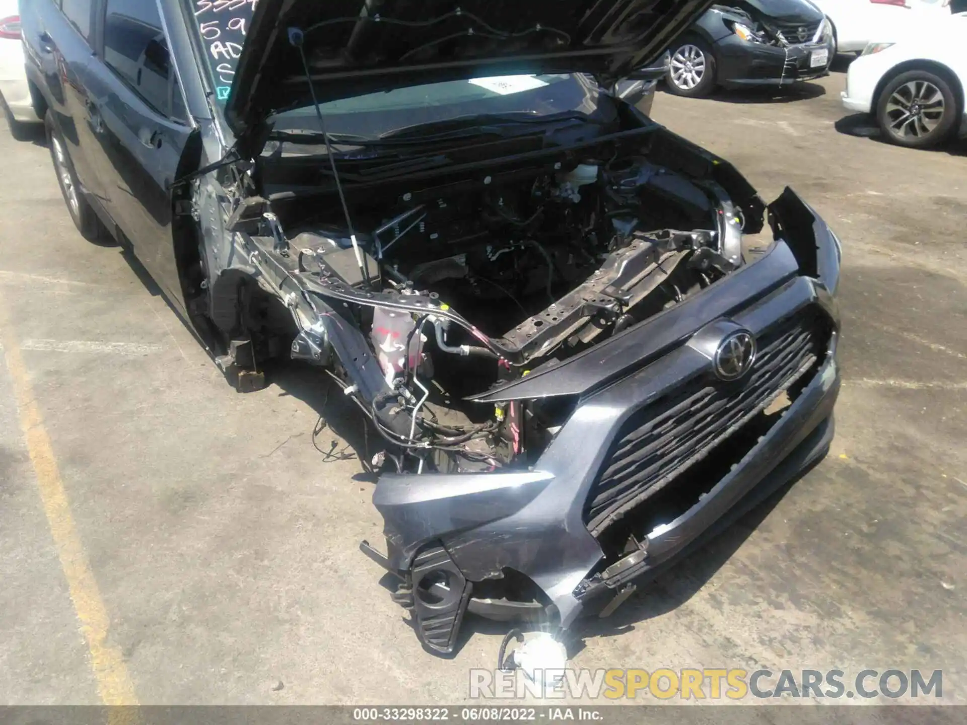 6 Photograph of a damaged car JTMW1RFV2KD010135 TOYOTA RAV4 2019