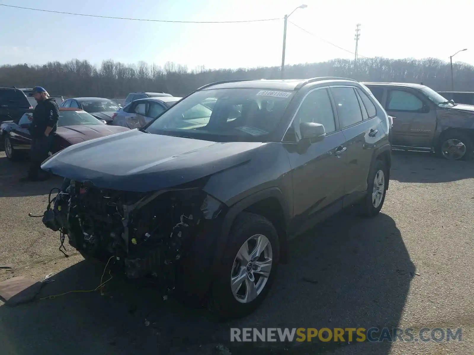 2 Photograph of a damaged car JTMW1RFV2KD010426 TOYOTA RAV4 2019