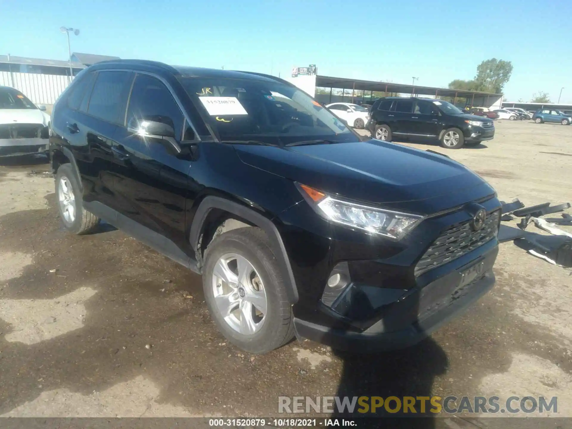 1 Photograph of a damaged car JTMW1RFV2KD012483 TOYOTA RAV4 2019