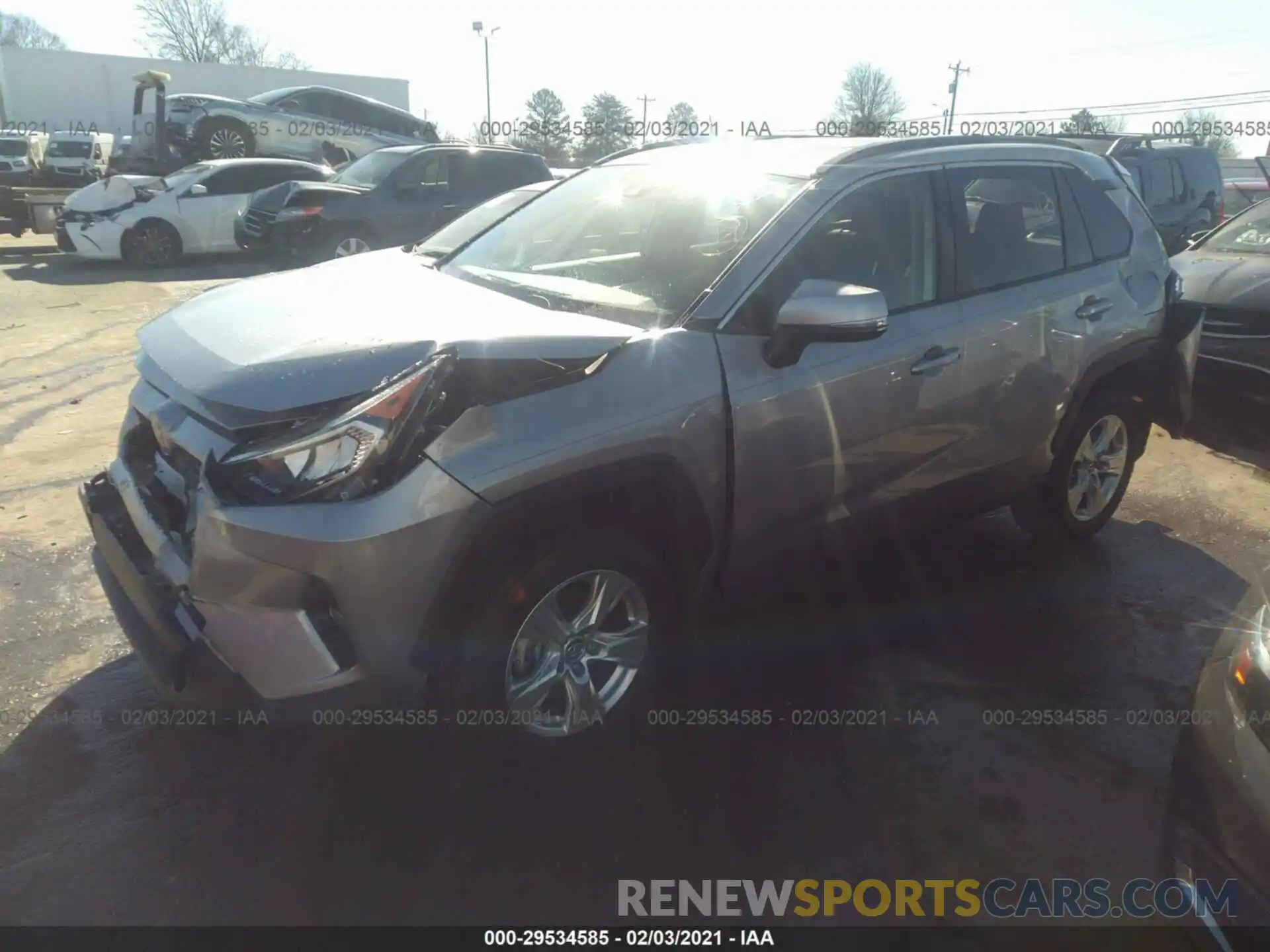 2 Фотография поврежденного автомобиля JTMW1RFV2KD016274 TOYOTA RAV4 2019