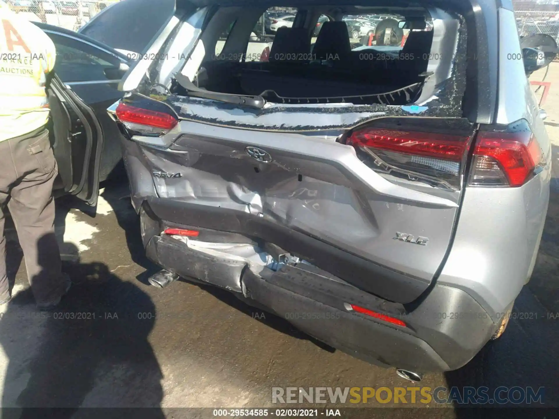 6 Photograph of a damaged car JTMW1RFV2KD016274 TOYOTA RAV4 2019