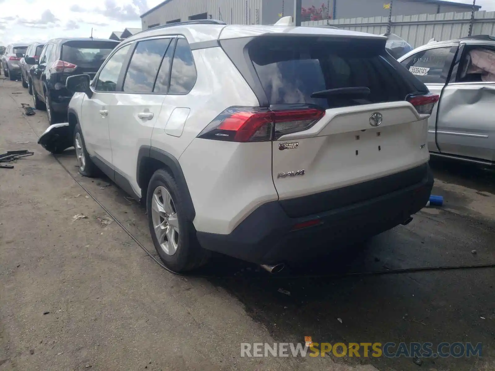 3 Photograph of a damaged car JTMW1RFV2KD016355 TOYOTA RAV4 2019