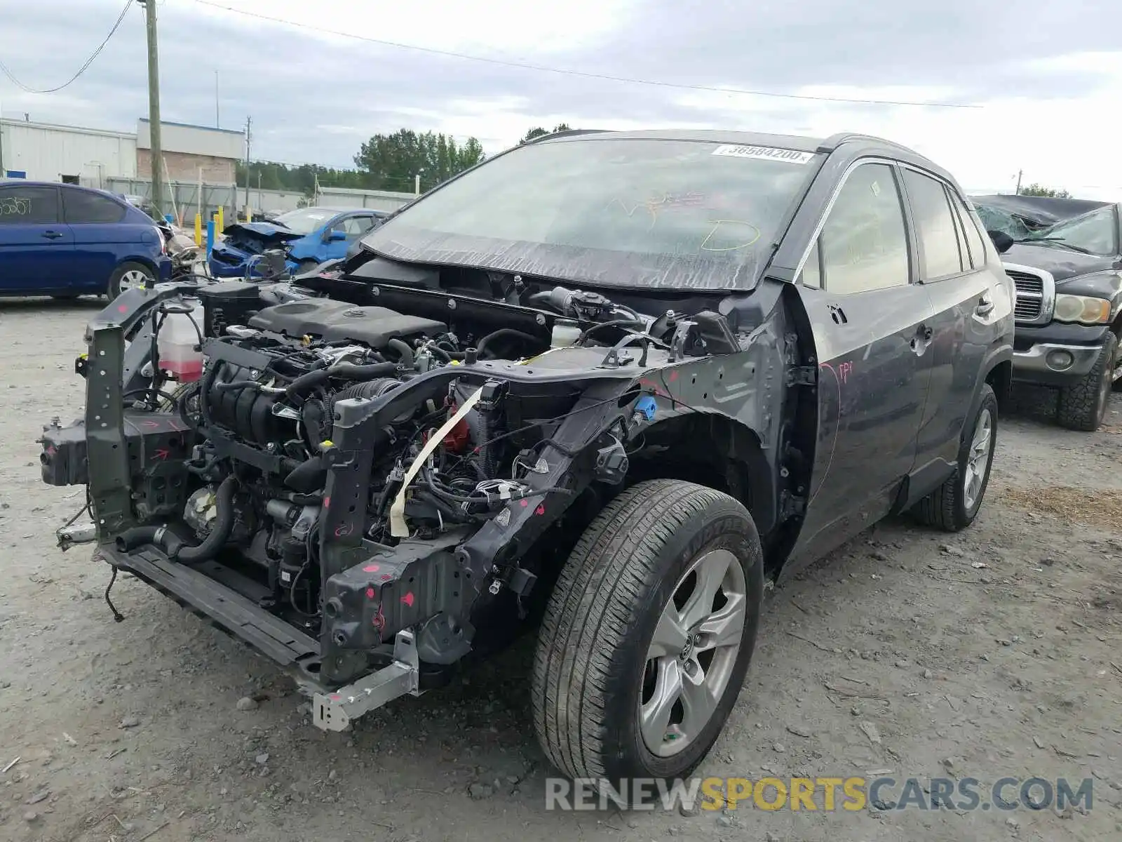 2 Photograph of a damaged car JTMW1RFV2KD016789 TOYOTA RAV4 2019