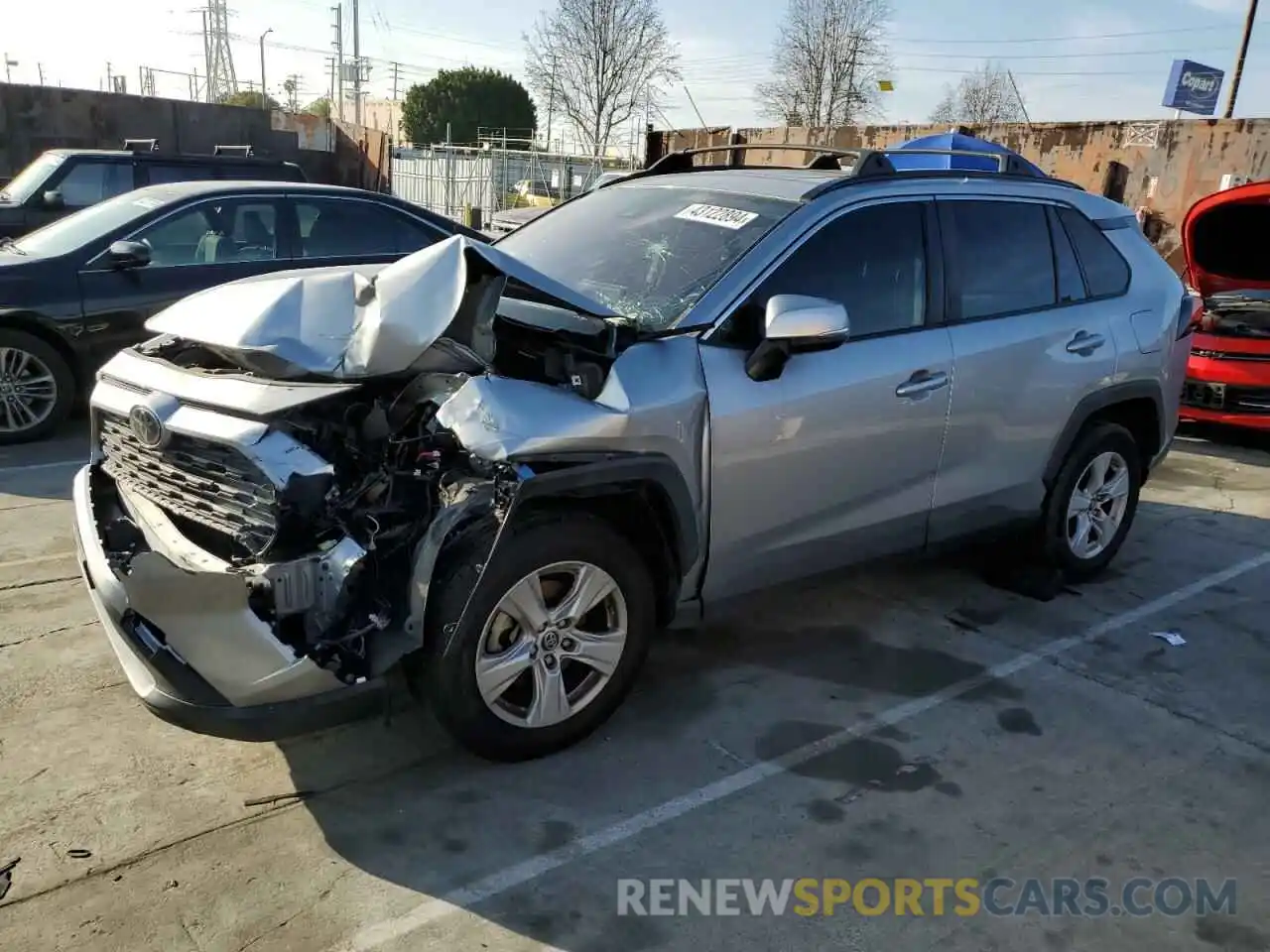 1 Photograph of a damaged car JTMW1RFV2KD018655 TOYOTA RAV4 2019