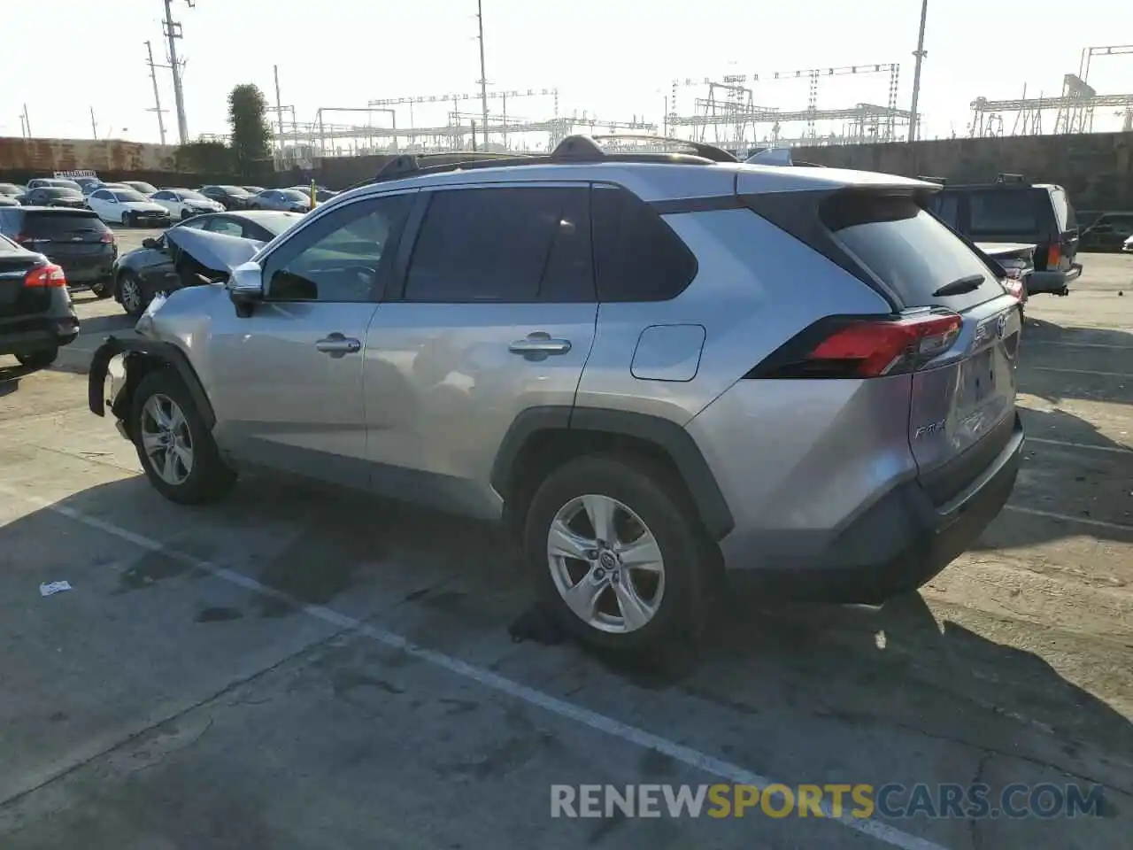 2 Photograph of a damaged car JTMW1RFV2KD018655 TOYOTA RAV4 2019