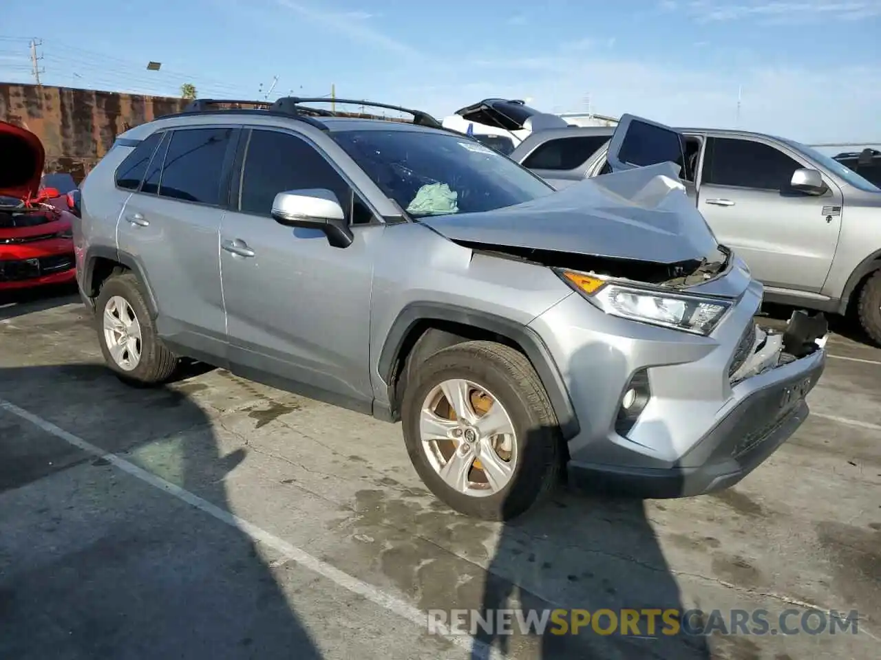 4 Photograph of a damaged car JTMW1RFV2KD018655 TOYOTA RAV4 2019