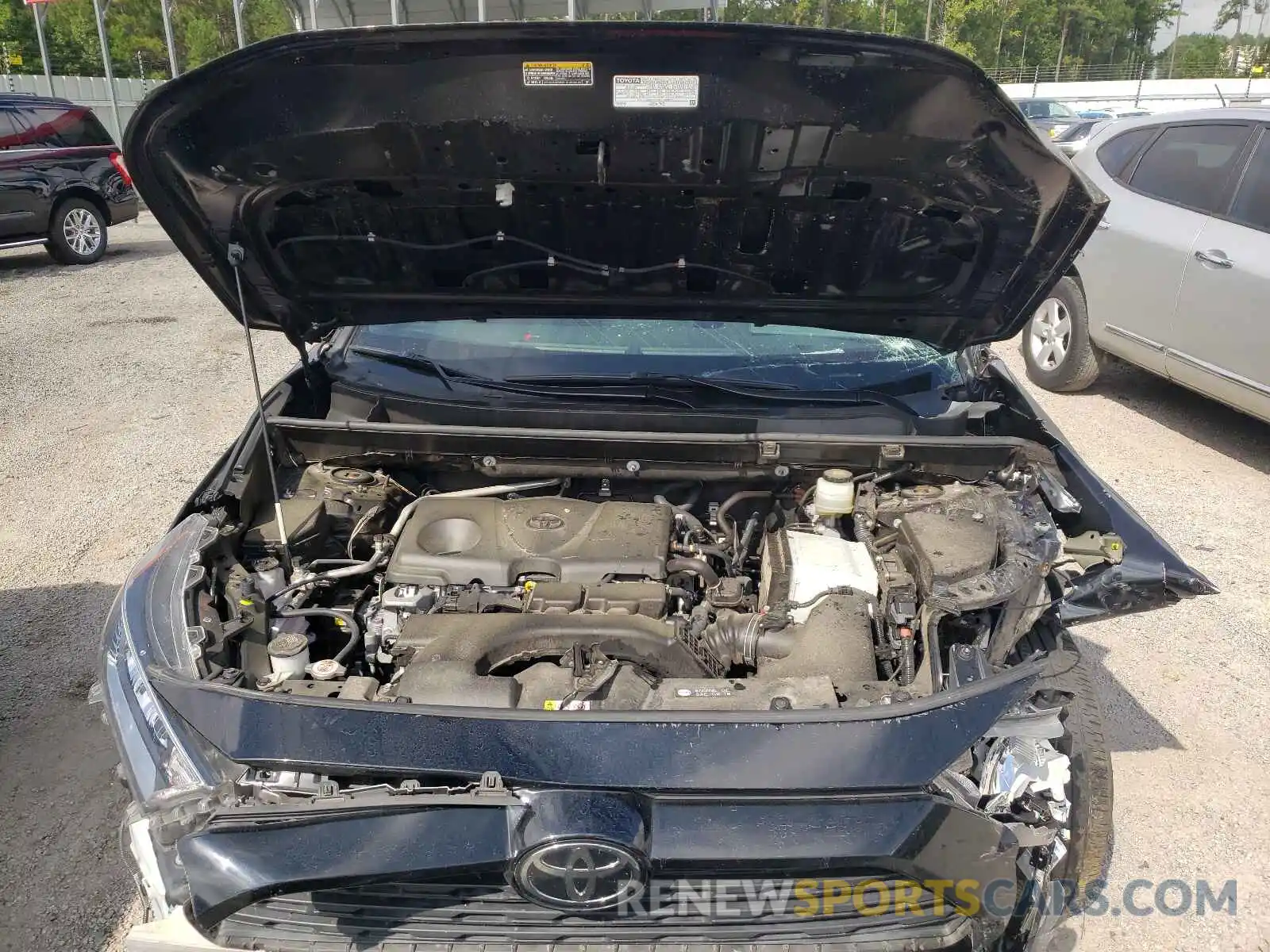 7 Photograph of a damaged car JTMW1RFV2KD021264 TOYOTA RAV4 2019