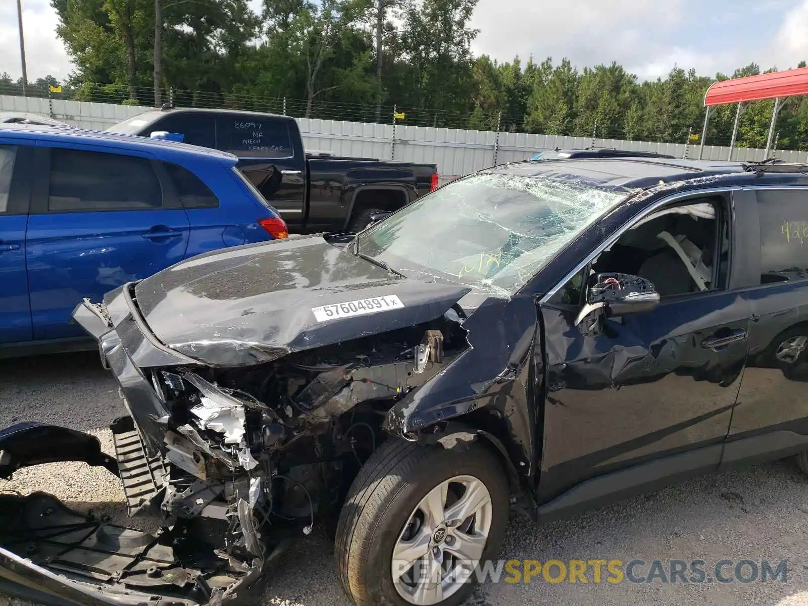 9 Photograph of a damaged car JTMW1RFV2KD021264 TOYOTA RAV4 2019