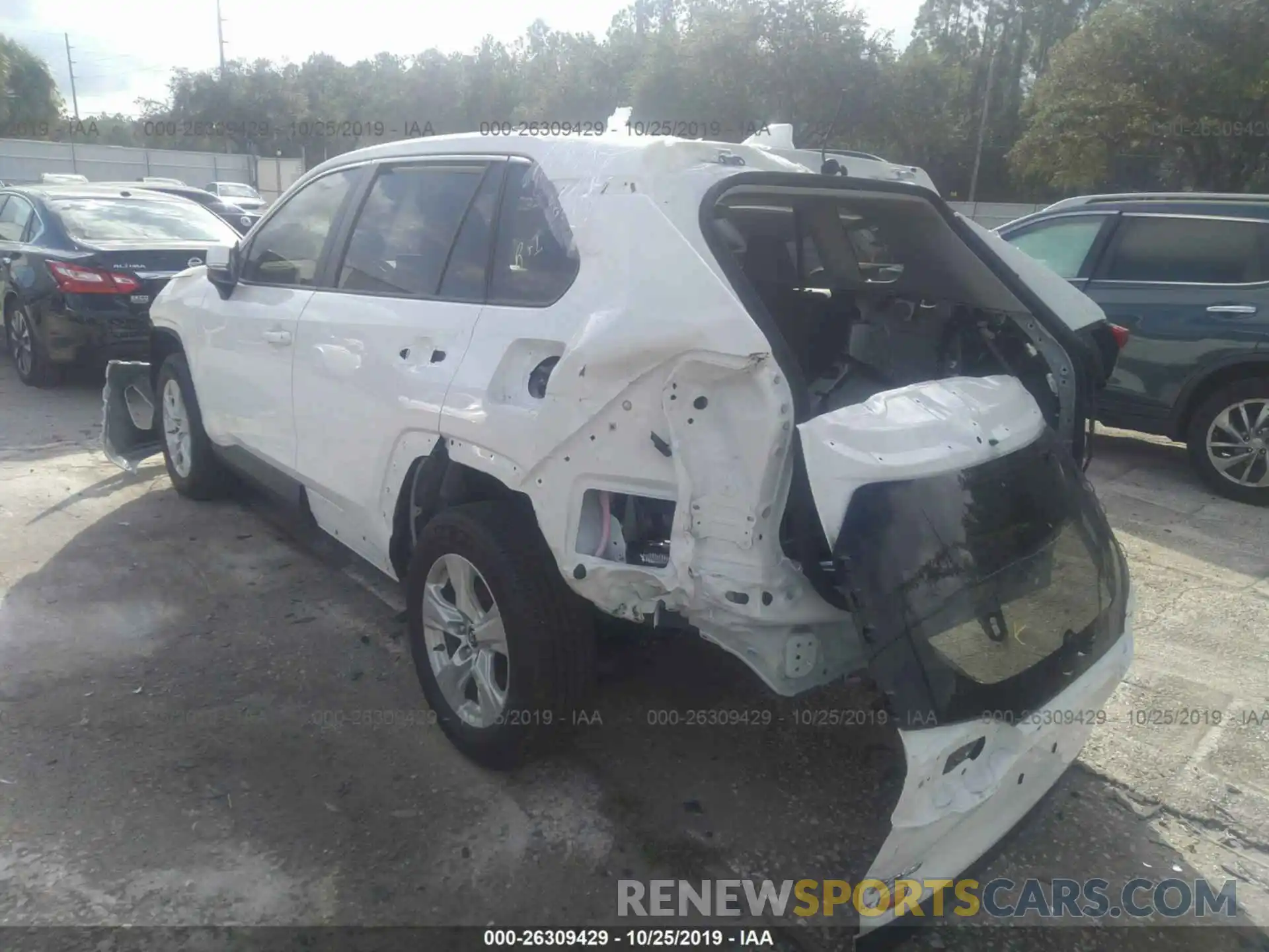 3 Photograph of a damaged car JTMW1RFV2KD022804 TOYOTA RAV4 2019