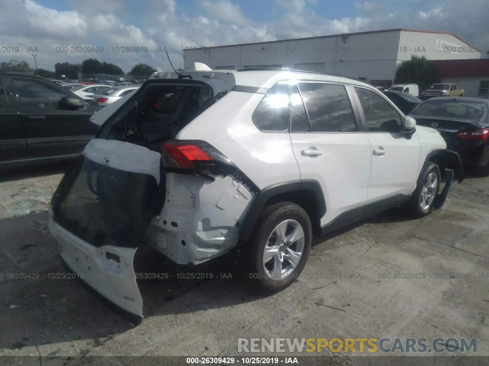 4 Photograph of a damaged car JTMW1RFV2KD022804 TOYOTA RAV4 2019