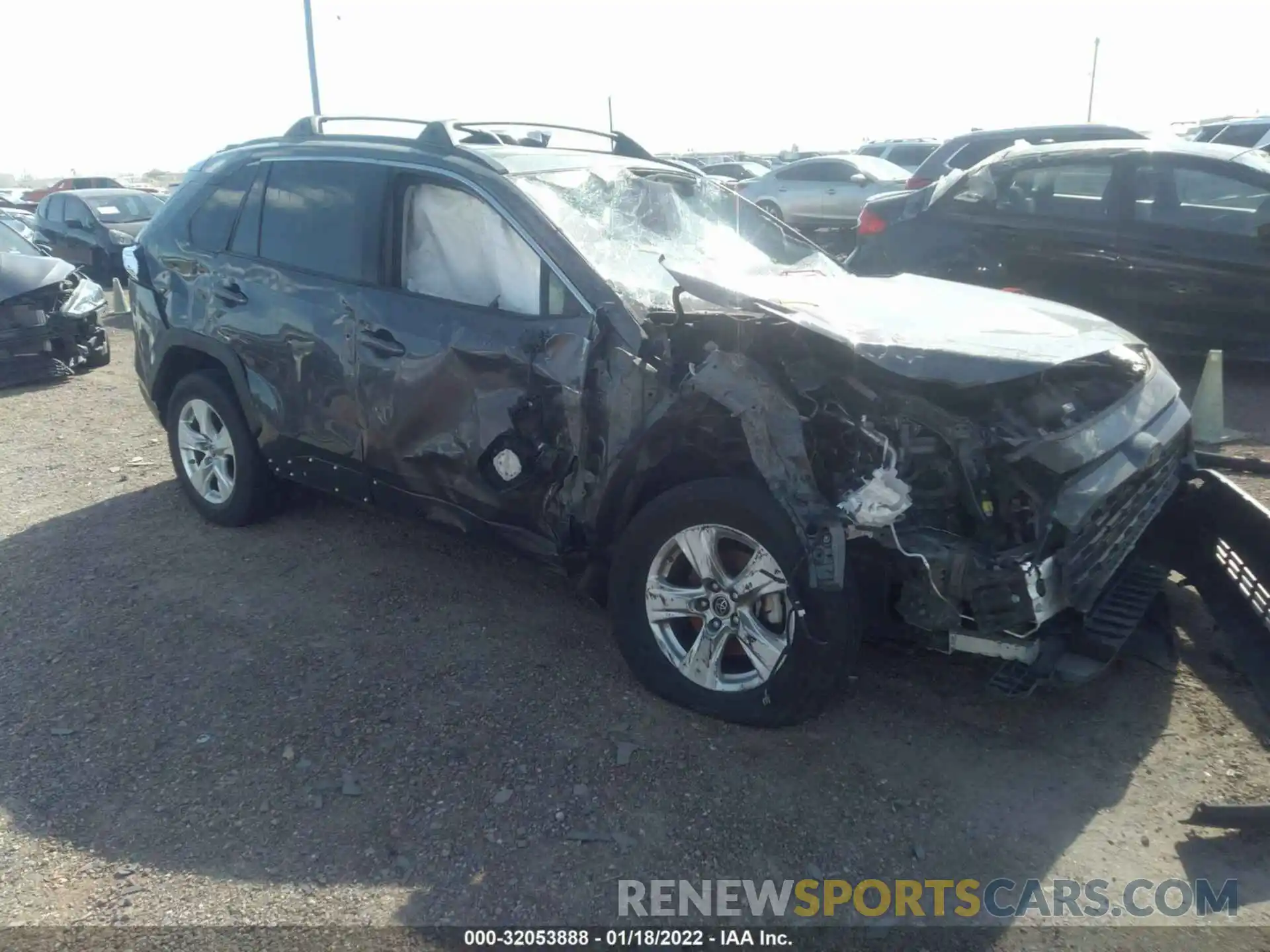 1 Photograph of a damaged car JTMW1RFV2KD023953 TOYOTA RAV4 2019