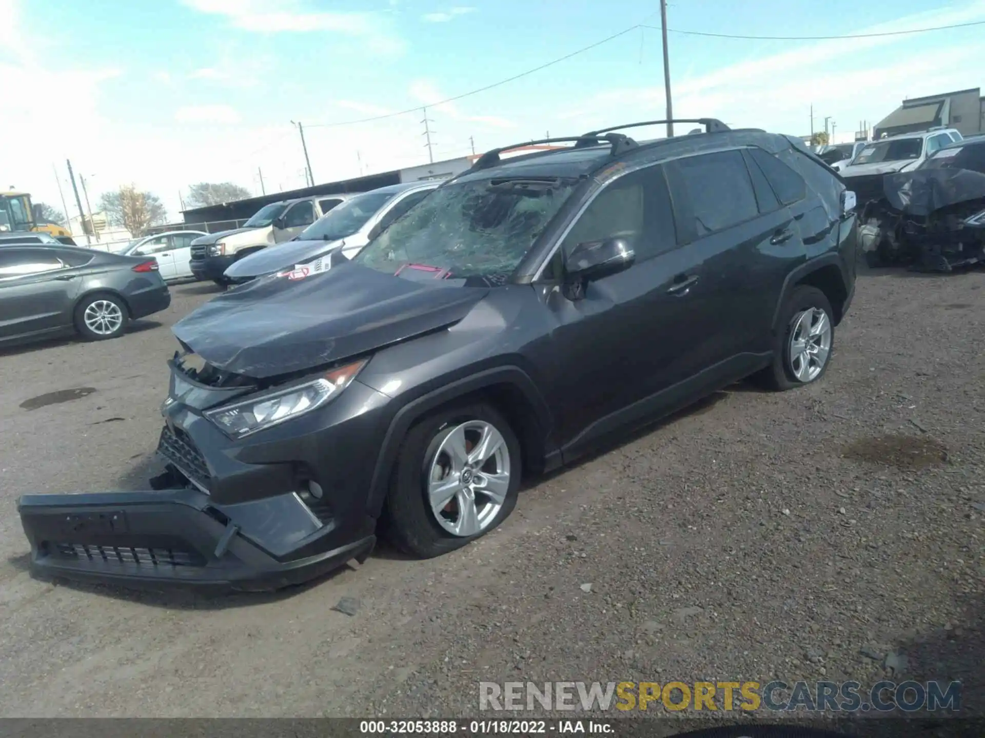 2 Photograph of a damaged car JTMW1RFV2KD023953 TOYOTA RAV4 2019