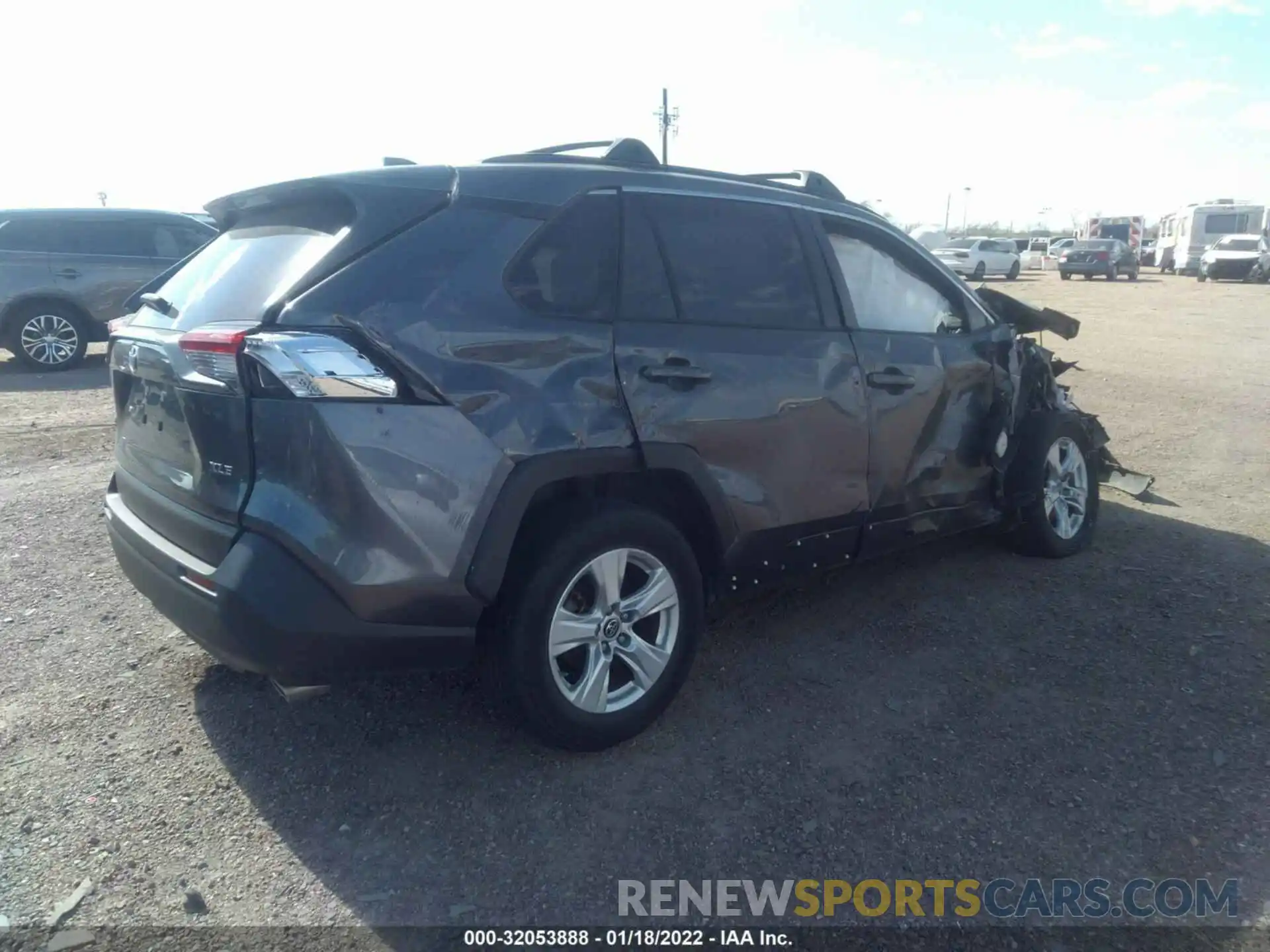 4 Photograph of a damaged car JTMW1RFV2KD023953 TOYOTA RAV4 2019