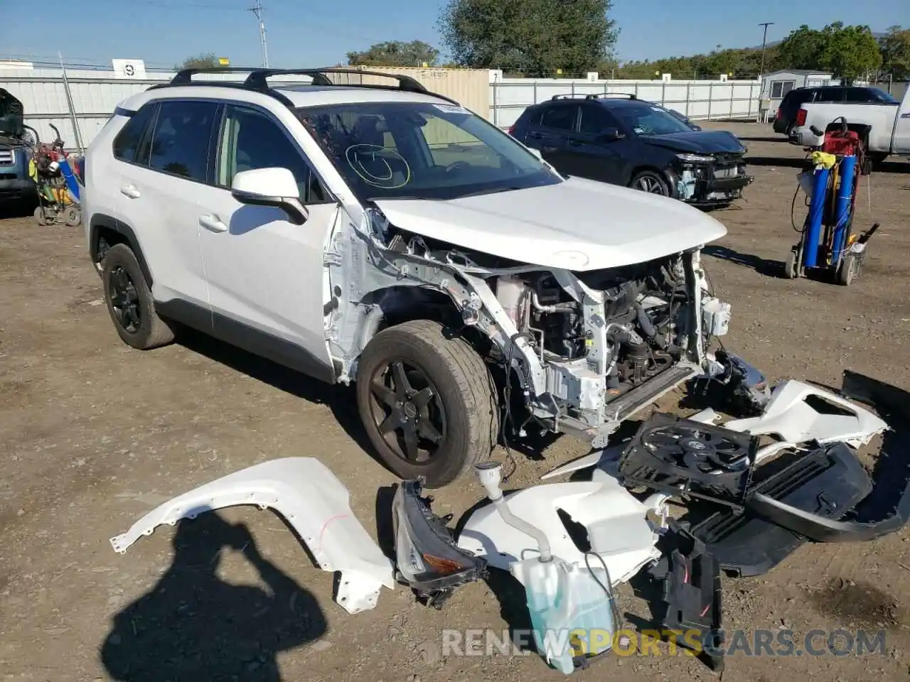 1 Фотография поврежденного автомобиля JTMW1RFV2KD025363 TOYOTA RAV4 2019