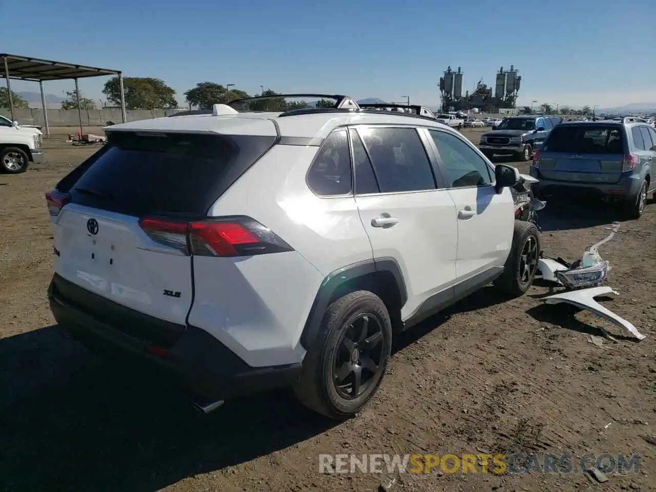 4 Photograph of a damaged car JTMW1RFV2KD025363 TOYOTA RAV4 2019