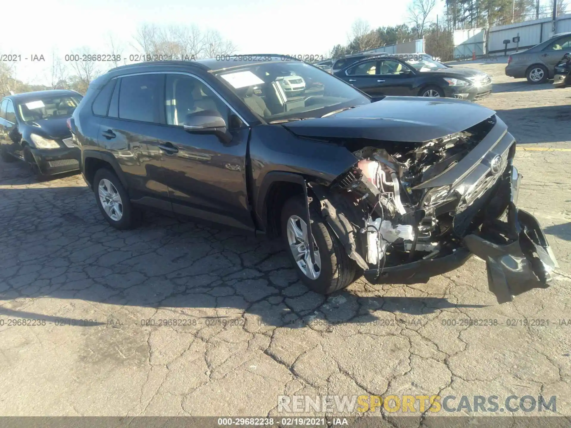 1 Photograph of a damaged car JTMW1RFV2KD027923 TOYOTA RAV4 2019