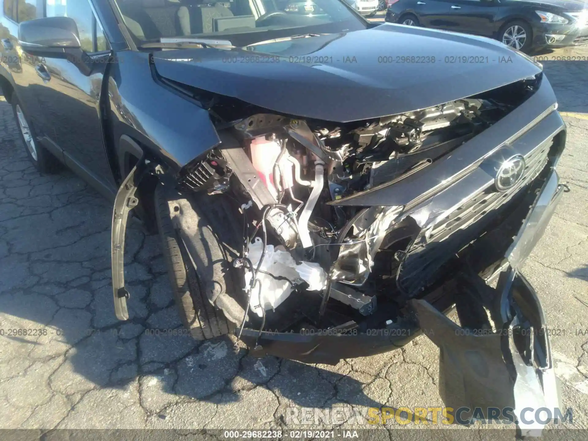 6 Photograph of a damaged car JTMW1RFV2KD027923 TOYOTA RAV4 2019