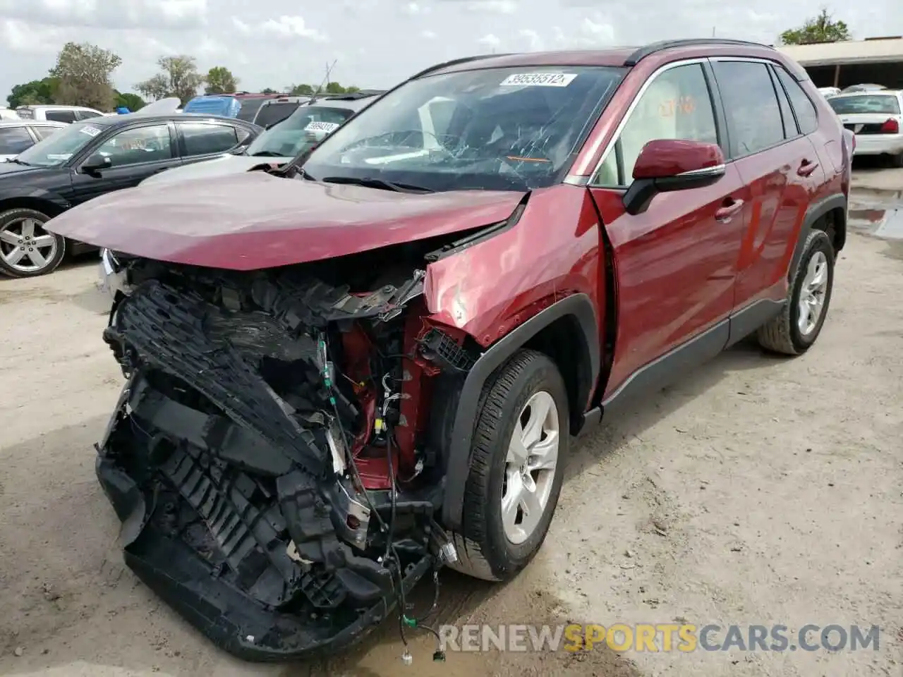 2 Photograph of a damaged car JTMW1RFV2KD029686 TOYOTA RAV4 2019