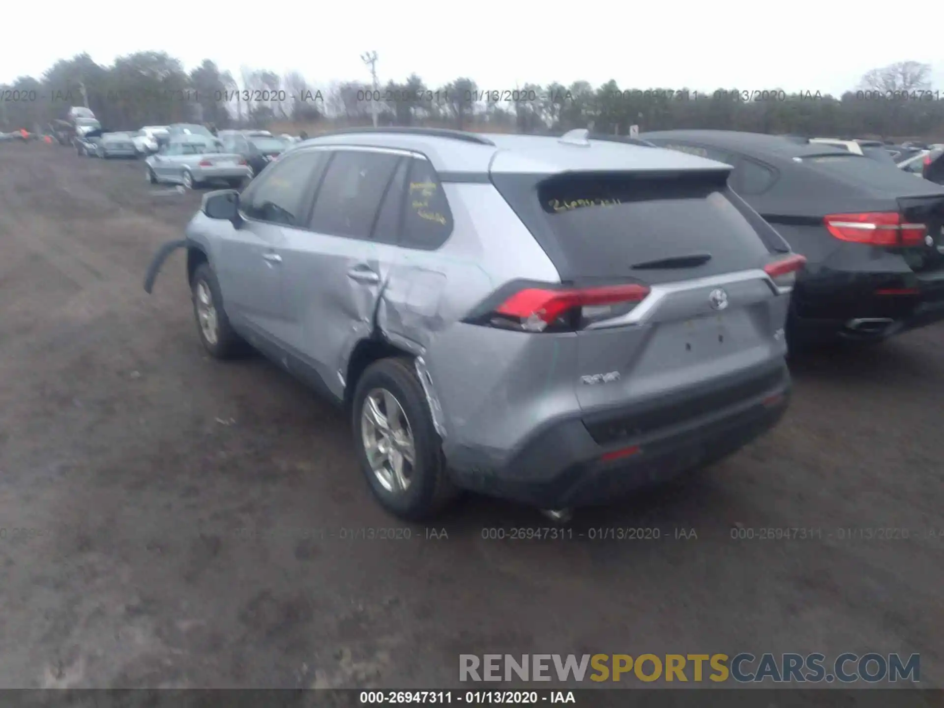 3 Photograph of a damaged car JTMW1RFV2KD035262 TOYOTA RAV4 2019