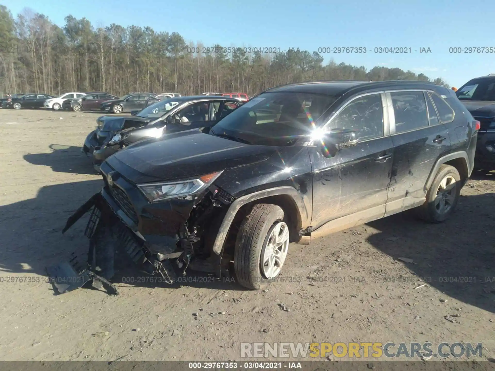 2 Фотография поврежденного автомобиля JTMW1RFV2KD035360 TOYOTA RAV4 2019