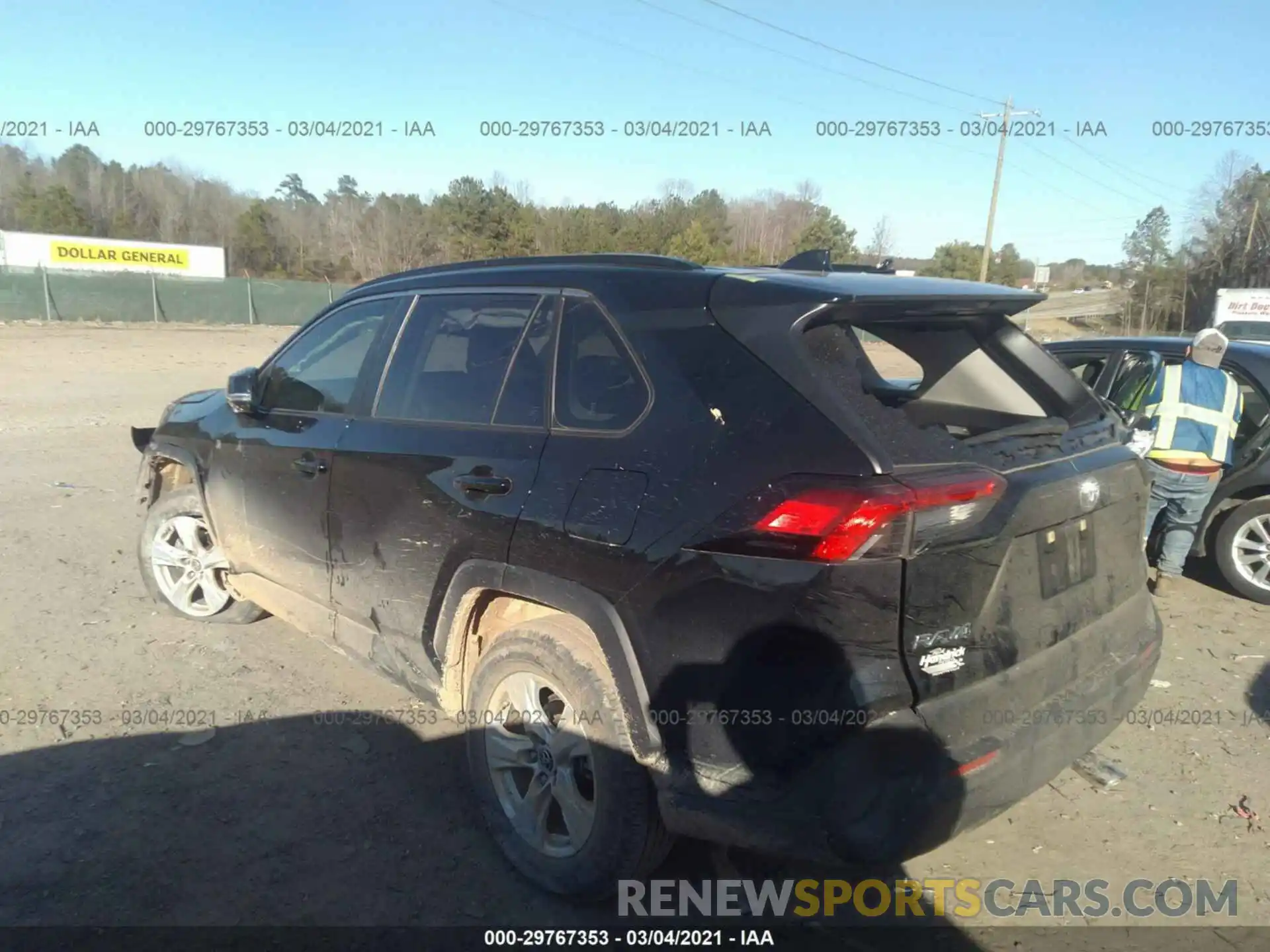 3 Photograph of a damaged car JTMW1RFV2KD035360 TOYOTA RAV4 2019