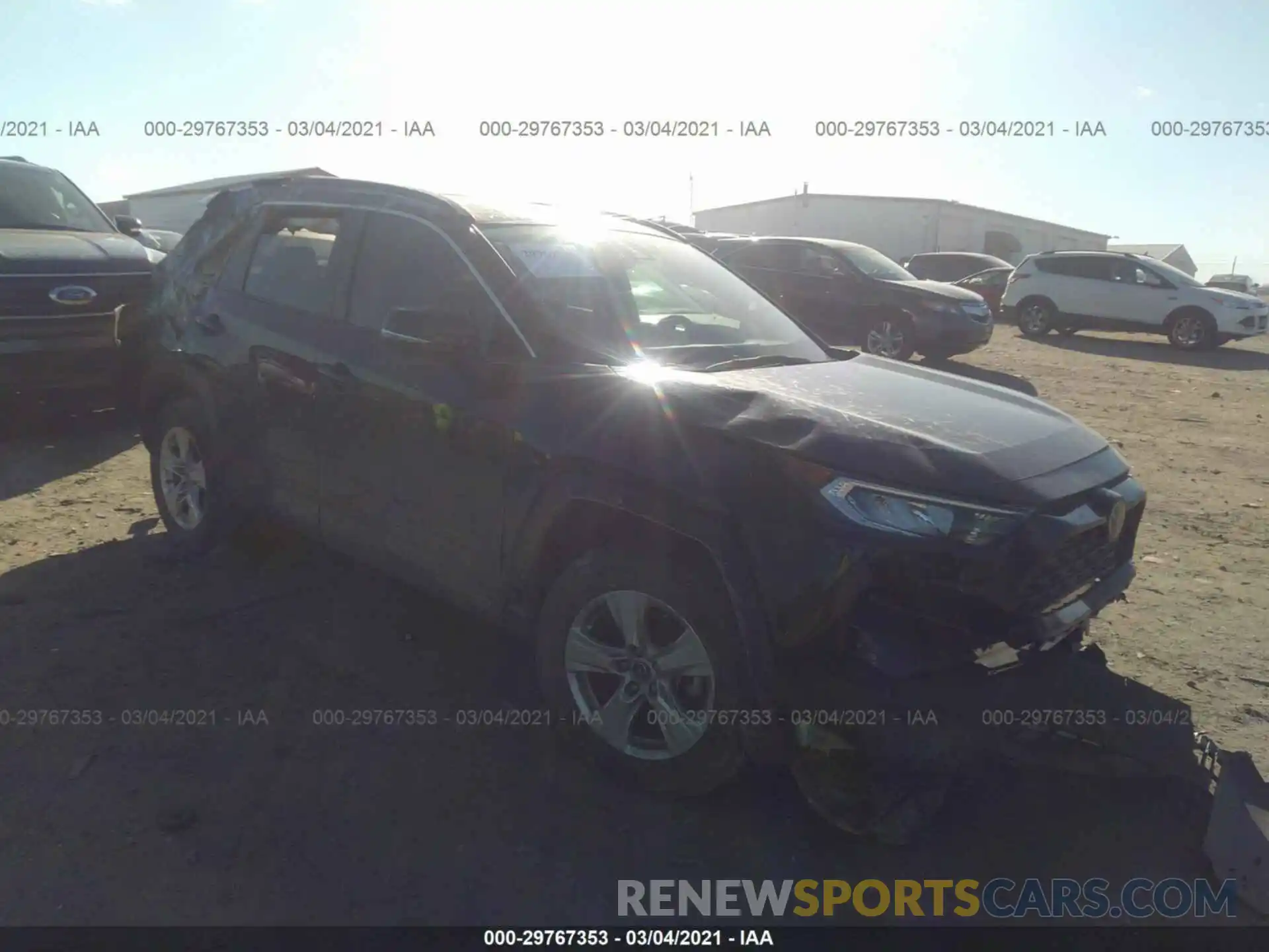 6 Фотография поврежденного автомобиля JTMW1RFV2KD035360 TOYOTA RAV4 2019