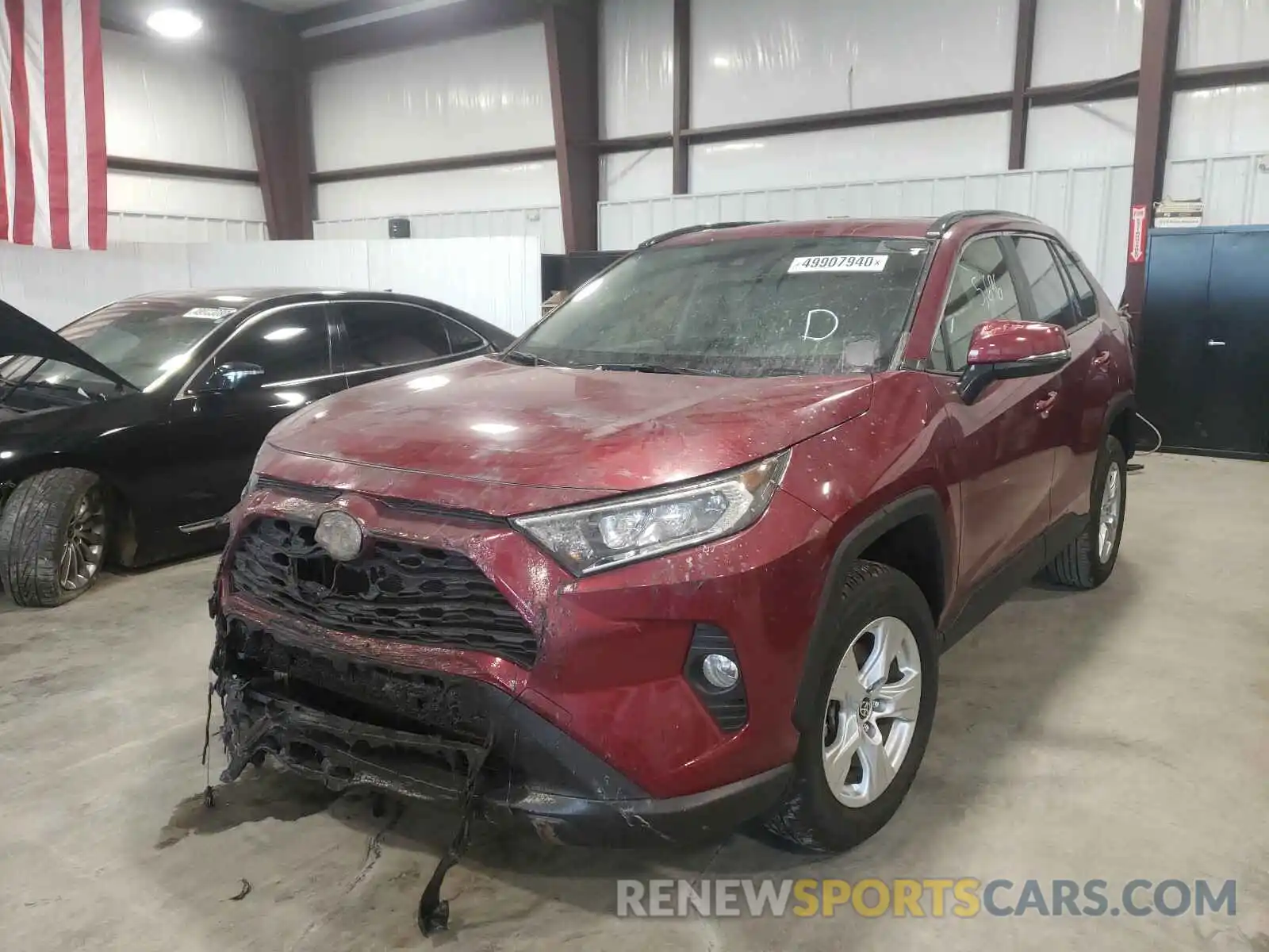 2 Photograph of a damaged car JTMW1RFV2KD035617 TOYOTA RAV4 2019