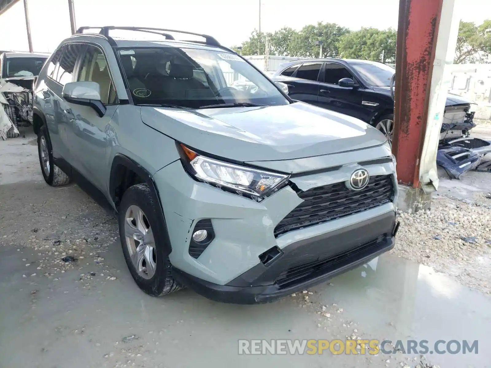 1 Photograph of a damaged car JTMW1RFV2KD039554 TOYOTA RAV4 2019