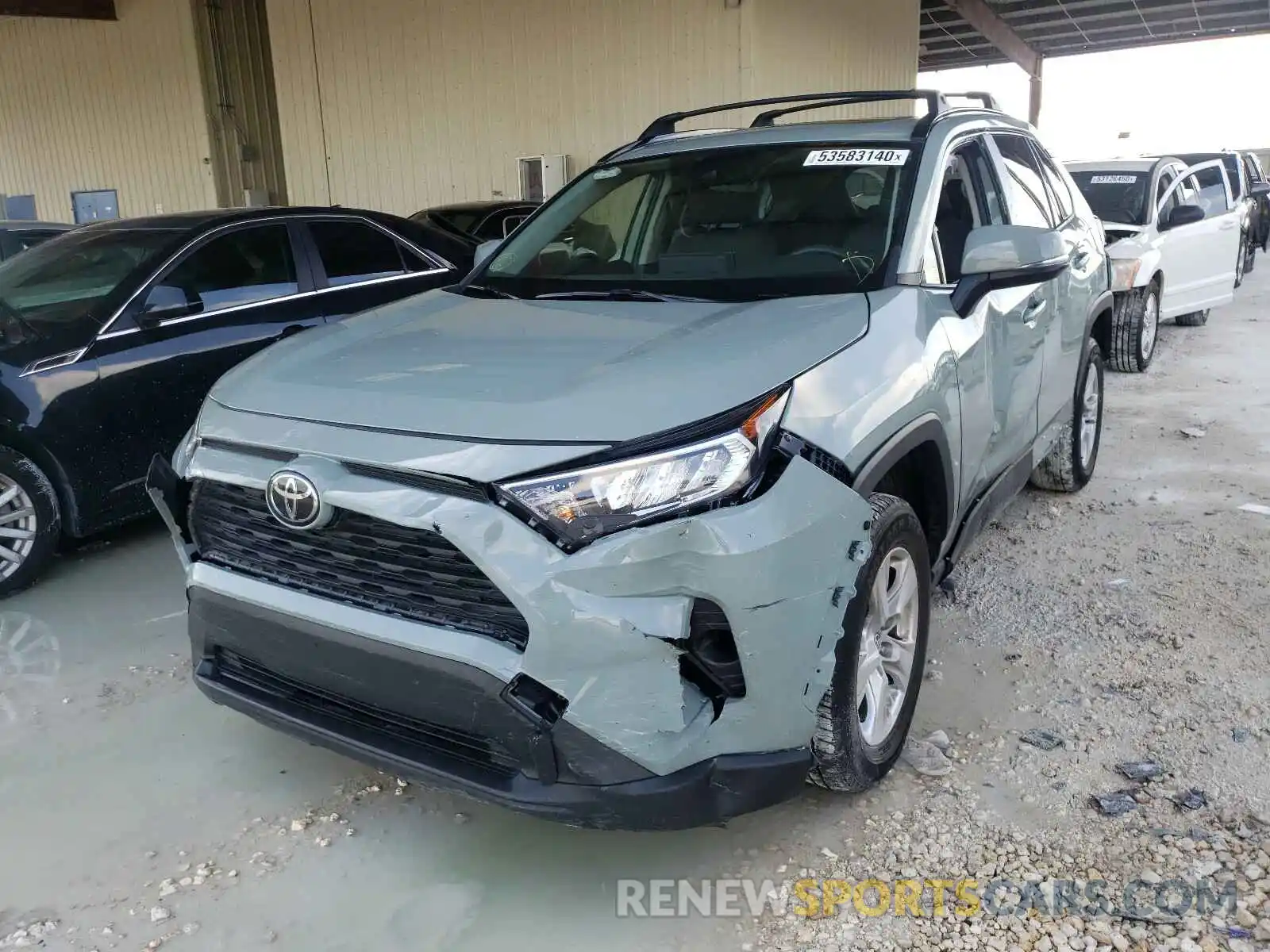 2 Photograph of a damaged car JTMW1RFV2KD039554 TOYOTA RAV4 2019